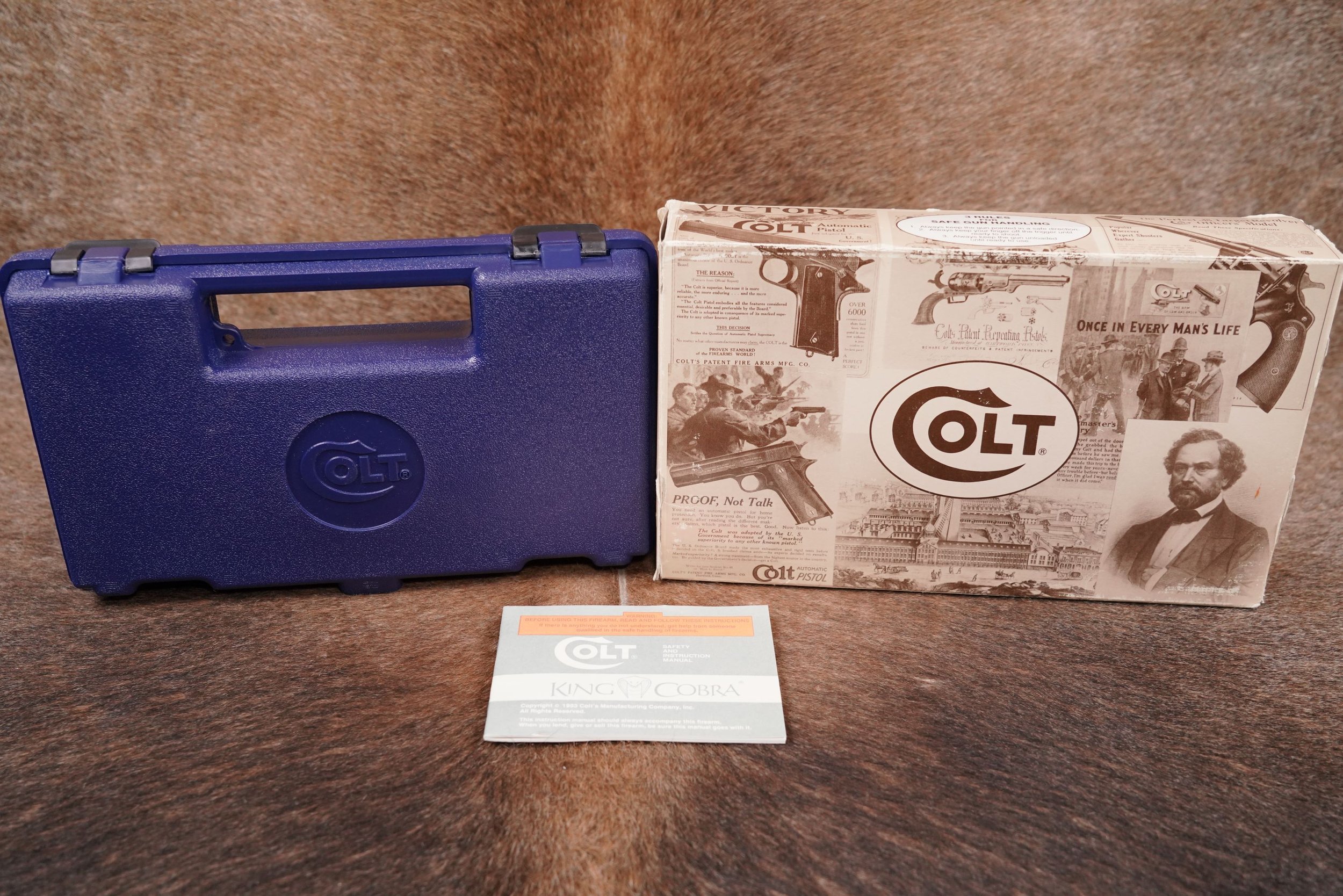 46 Colt Model Grizzly AA3060CG .357 Mag 6%22 Double Action Single Action Stainless Revolver 1994.JPG