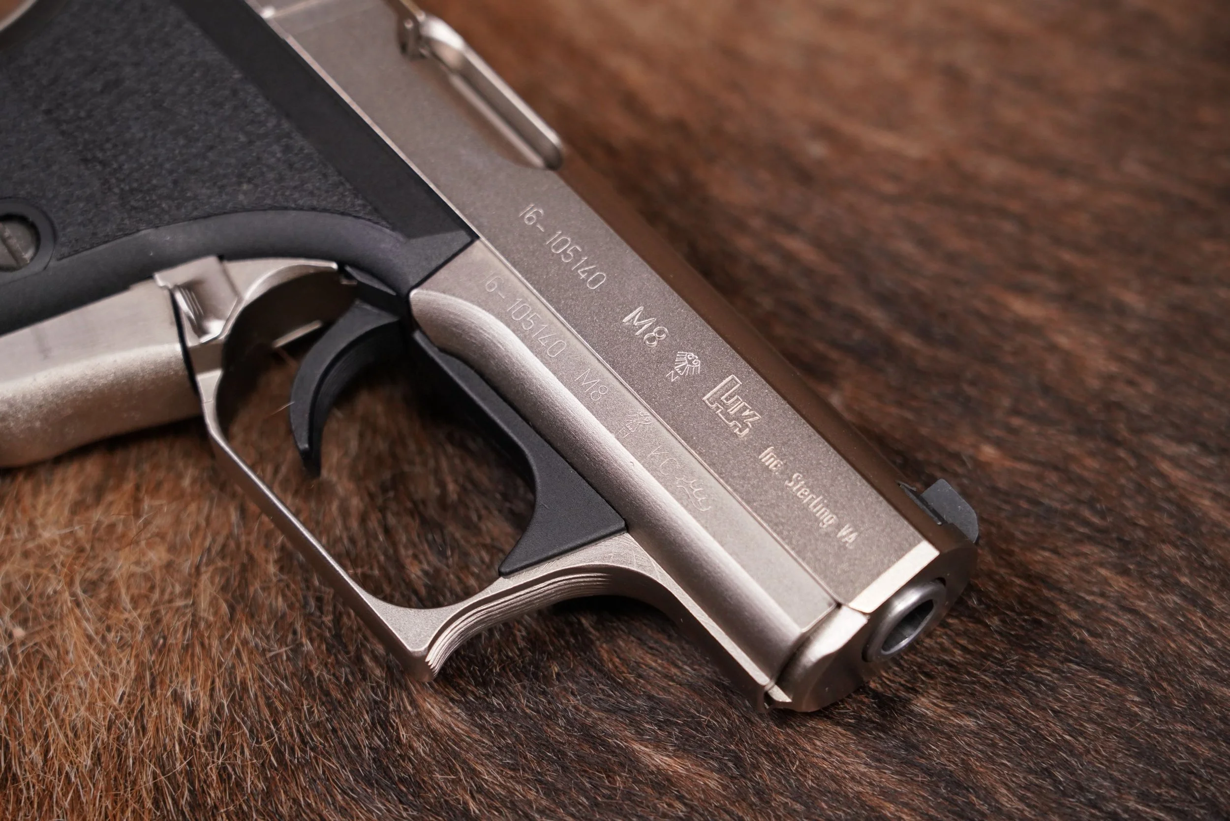 15 Heckler & Koch H&K Model P7M8 P7-M8 9mm Nickel Semi-Auto Pistol, 1992.JPG