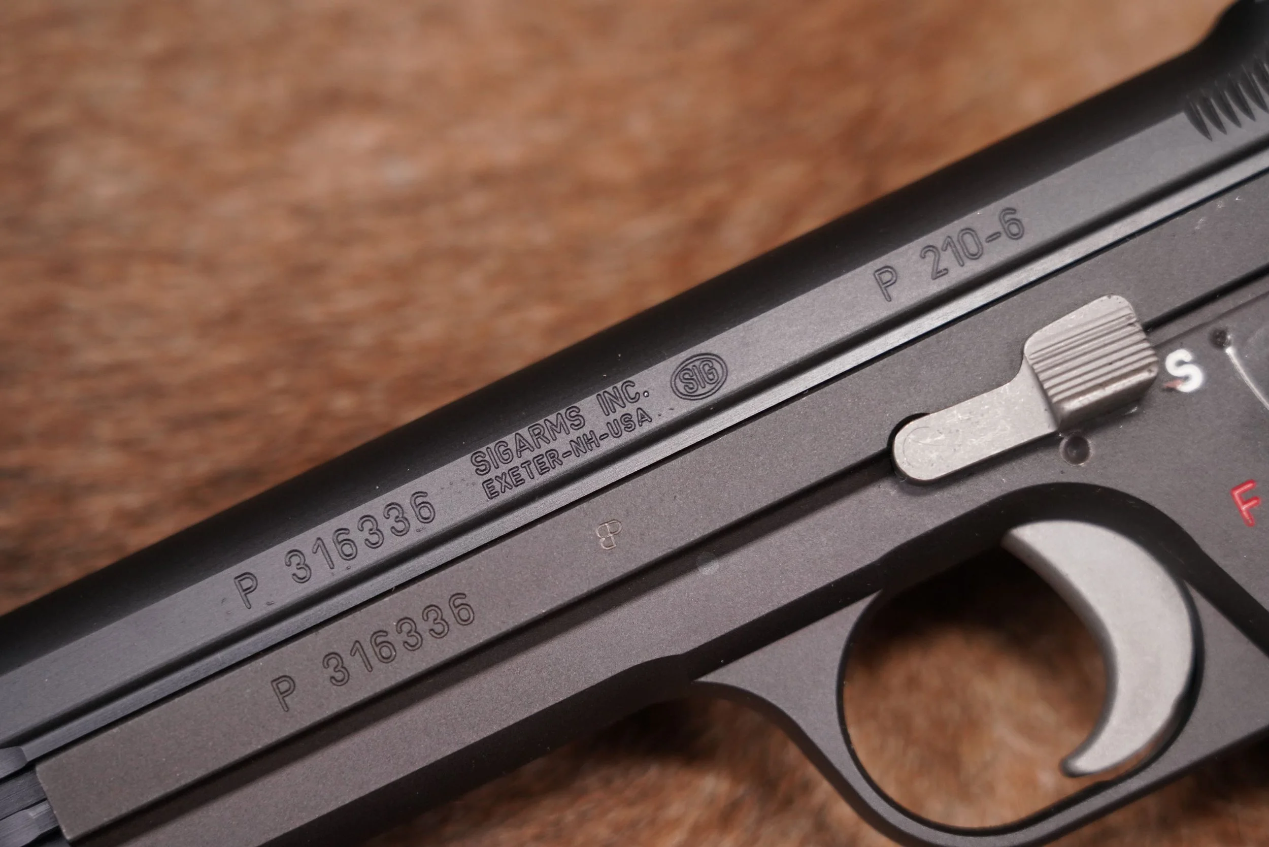 05 Swiss SIGARMS Inc. Model P210-6 9mm Semi-Auto Pistol with .22 LR Kit.JPG