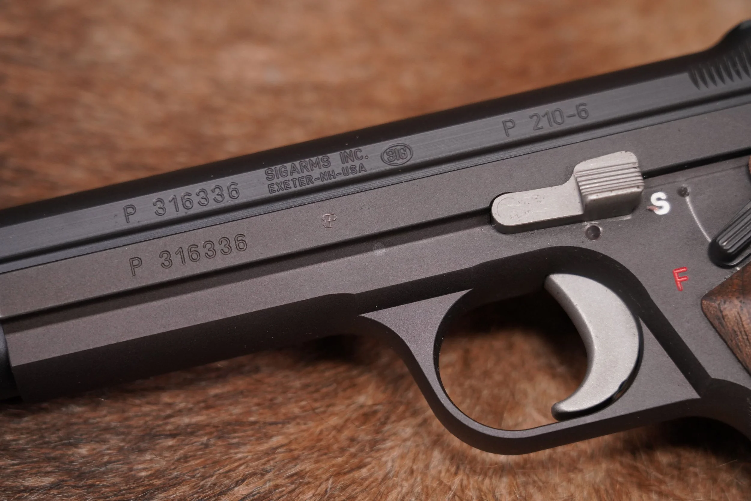 08 Swiss SIGARMS Inc. Model P210-6 9mm Semi-Auto Pistol with .22 LR Kit.JPG