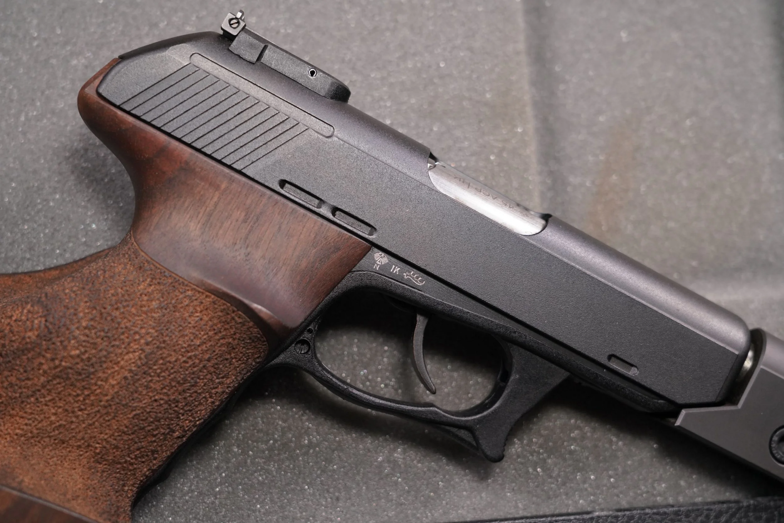 22 Heckler & Koch P9S Target .45 ACP Semi Automatic Pistol with Sport Barrel Package, Manufactured 1989.JPG