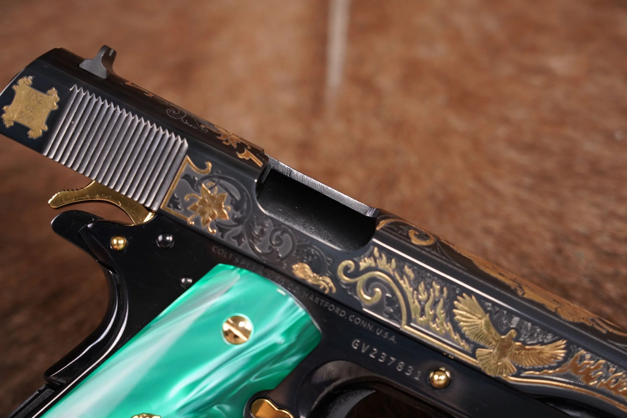 17 032 of 500 Colt SK Customs San Judas The Saint Series .38 Super.JPG