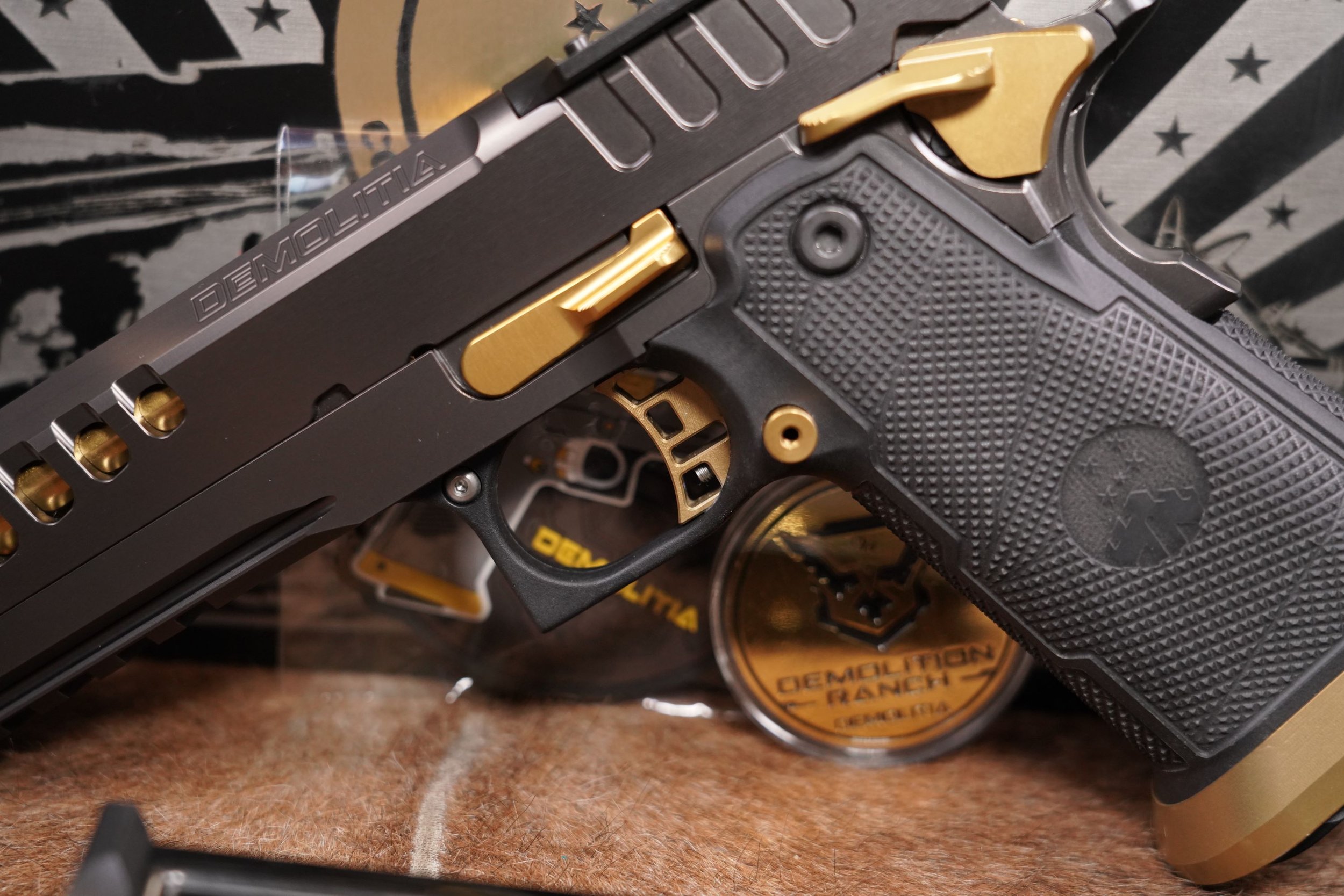 08 Watchtower Firearms Demolition Ranch Demolitia 9mm 1911.JPG