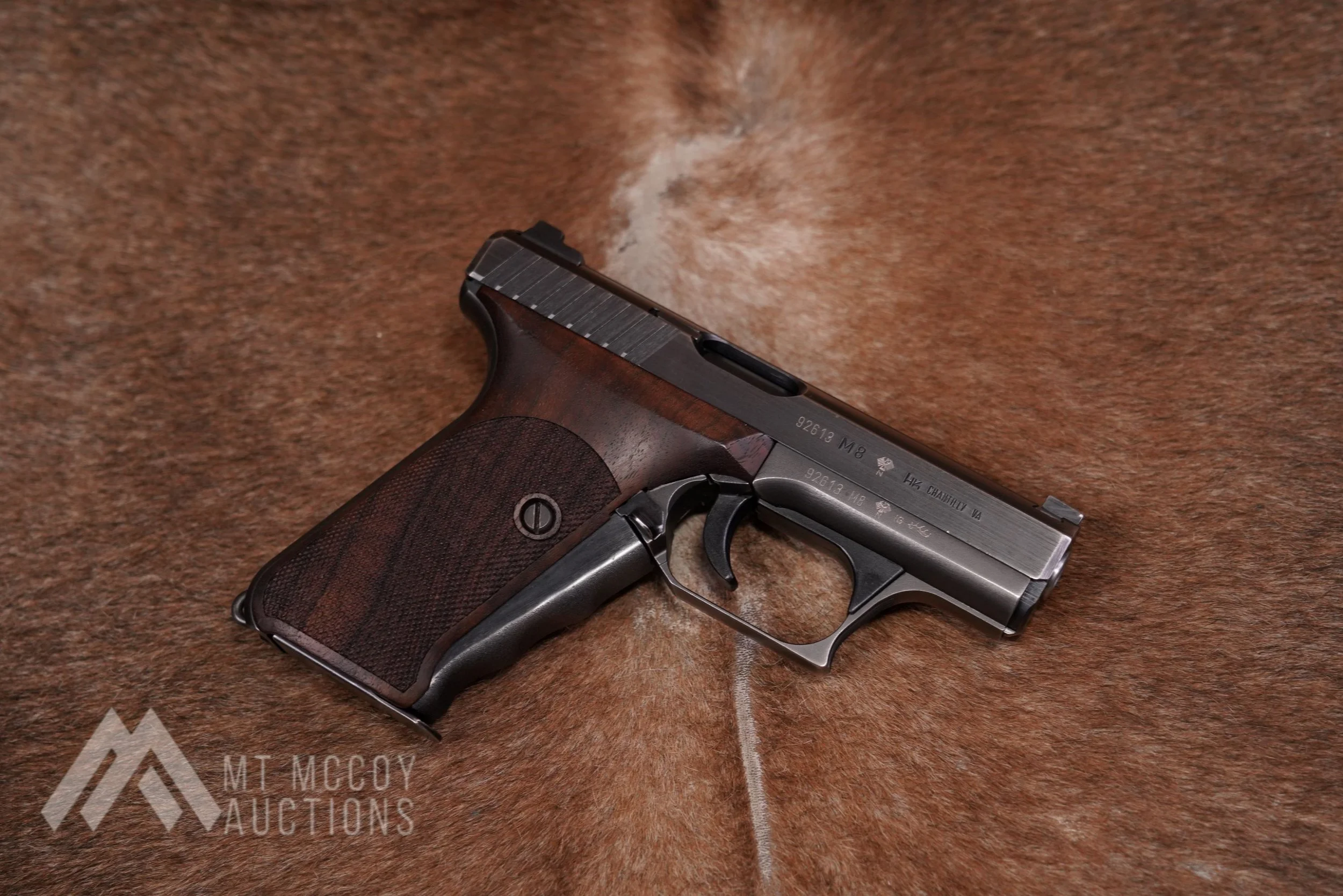 01 Heckler & Koch H&K Model P7M8 P7-M8 9mm 4%22 Semi-Auto Pistol, 1986.JPG