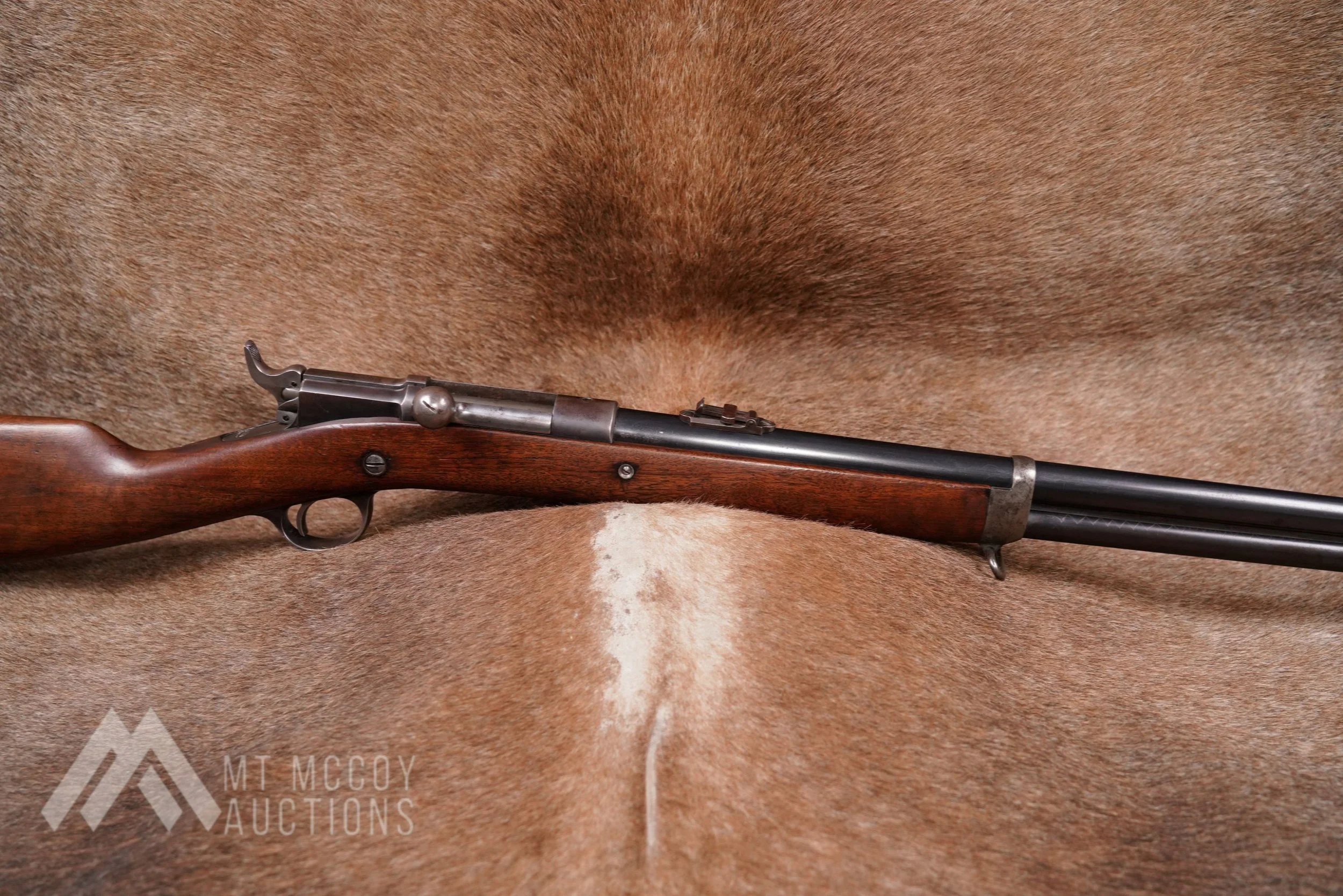 02 Rare Remington-Keene Carbine .45-70 20%22 Bolt Action Rifle Antique.JPG