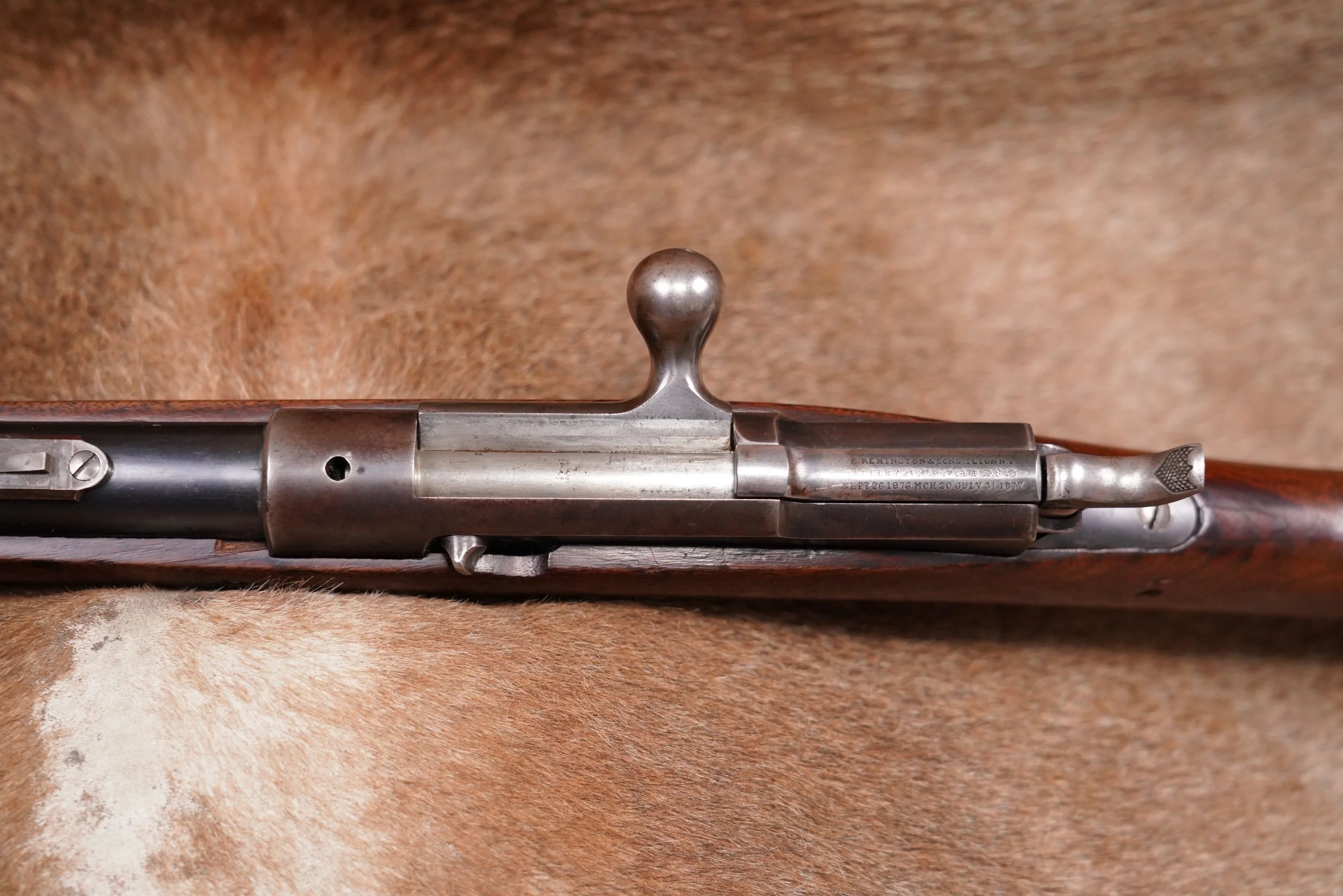 13 Rare Remington-Keene Carbine .45-70 20%22 Bolt Action Rifle Antique.JPG