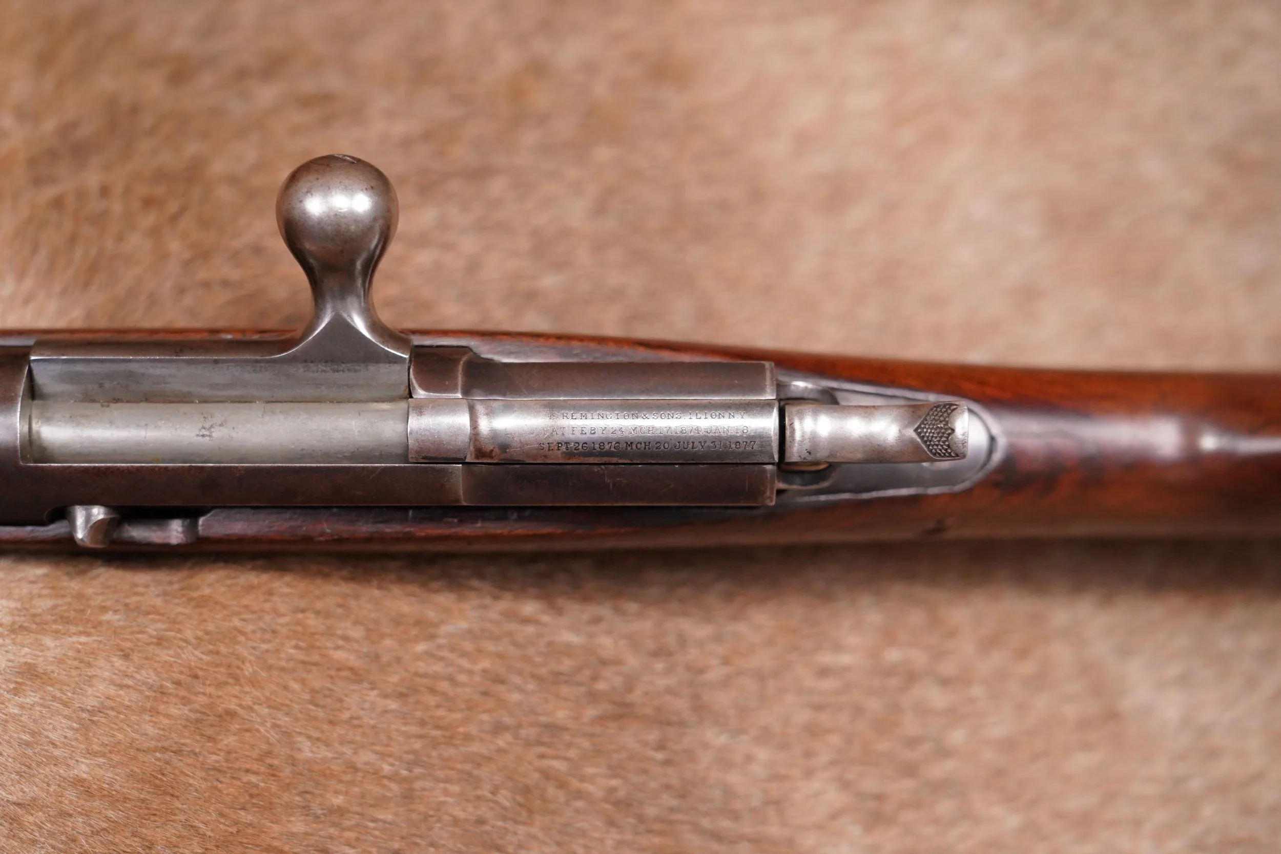14 Rare Remington-Keene Carbine .45-70 20%22 Bolt Action Rifle Antique.JPG