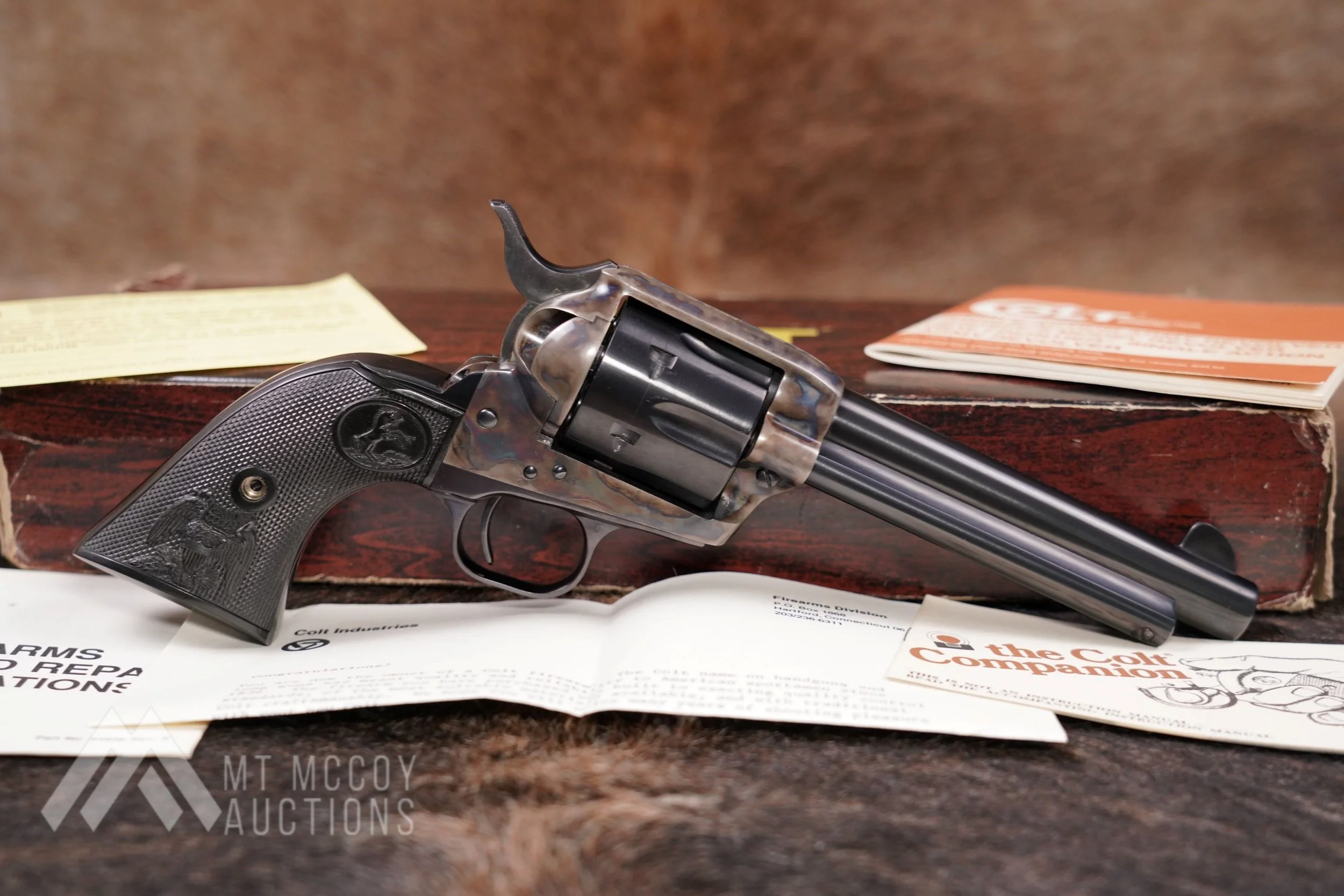 01 Colt 3rd Gen Single Action Army SAA P1750 .44 Spl 5.5%22 Revolver, MFD 1982.JPG