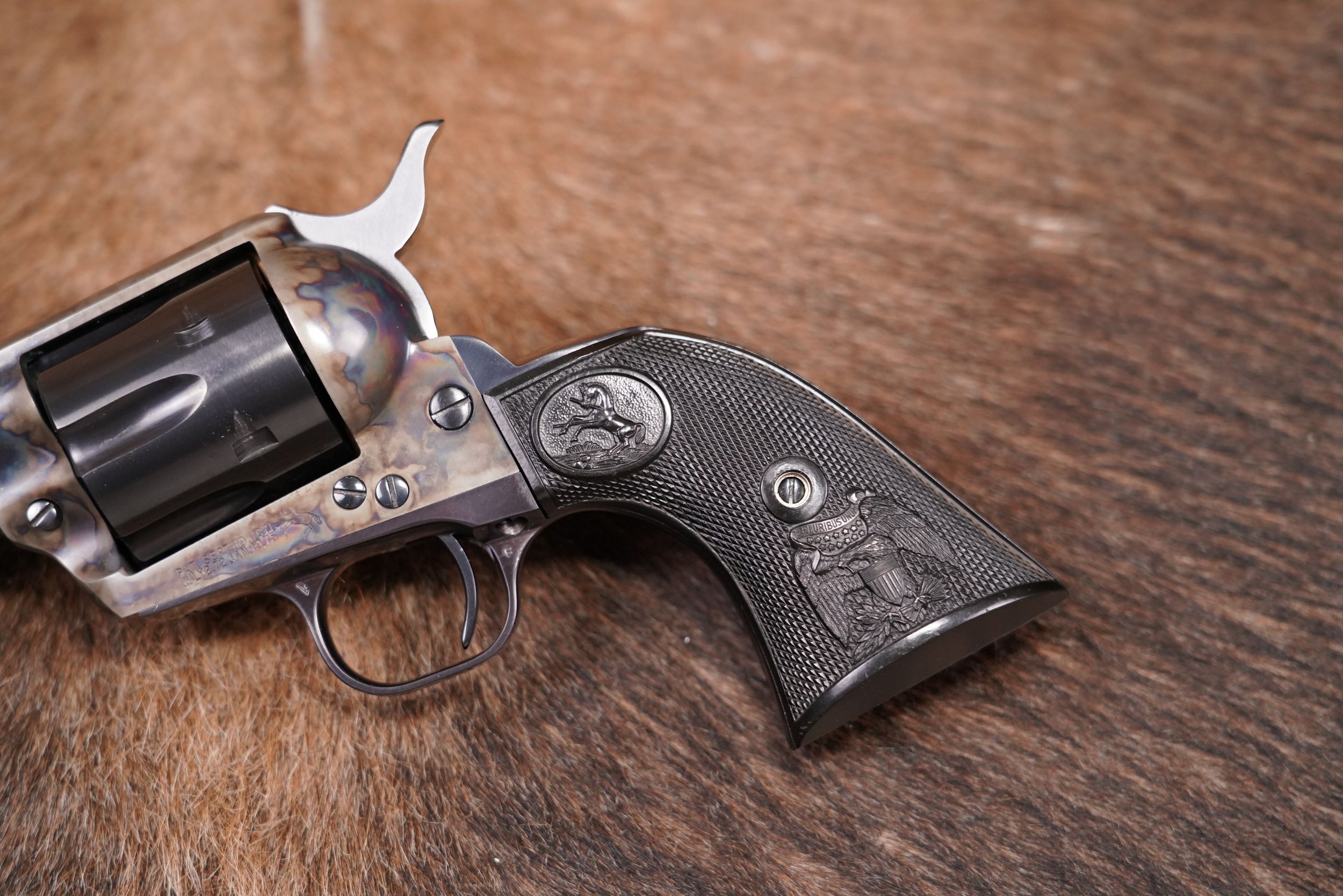 06 Colt 3rd Gen Single Action Army SAA P1750 .44 Spl 5.5%22 Revolver, MFD 1982.JPG