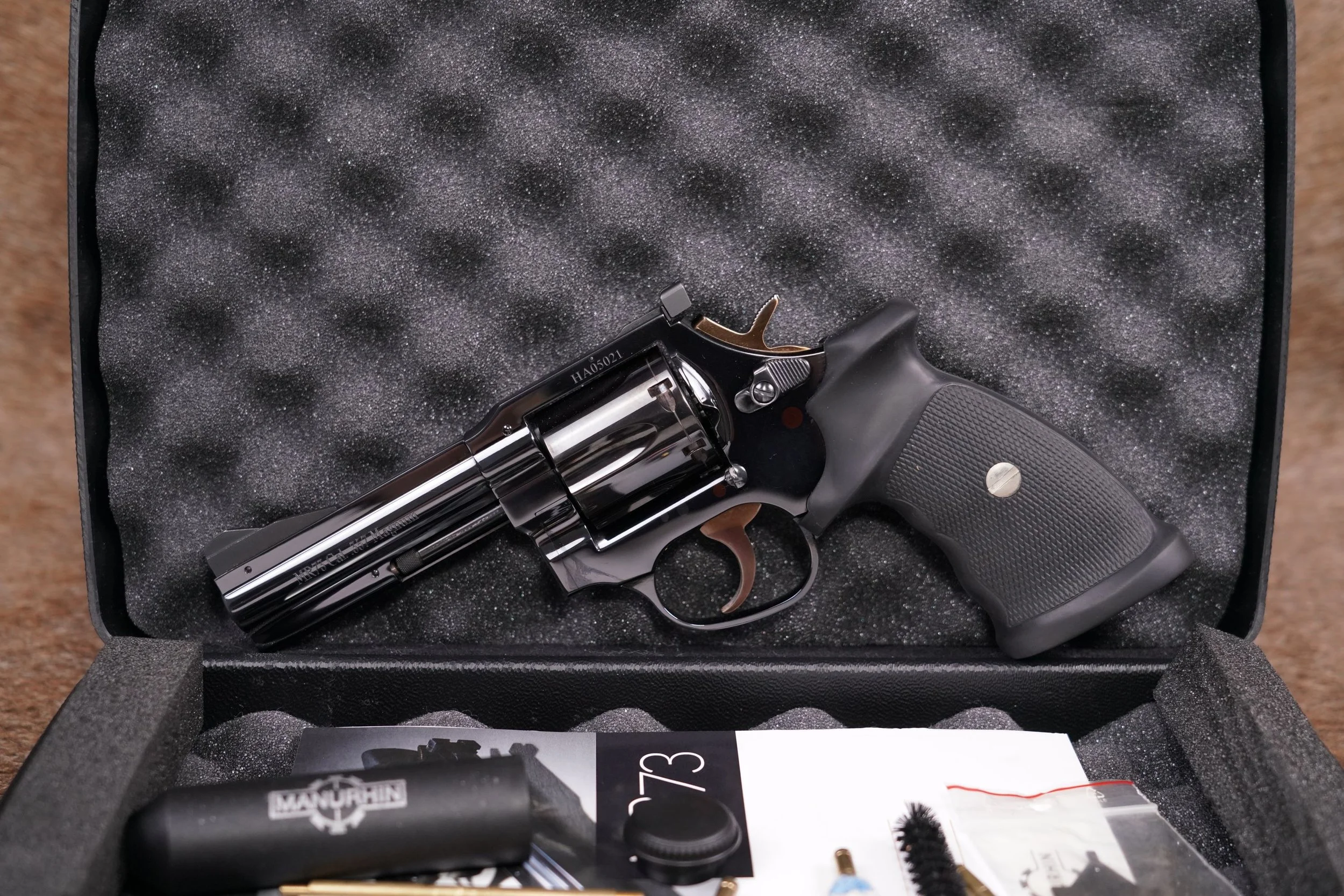 02 Manurhin MR73 MR-73 Gendarmerie JRMR9734G  .357 Magnum 4%22 Revolver.JPG