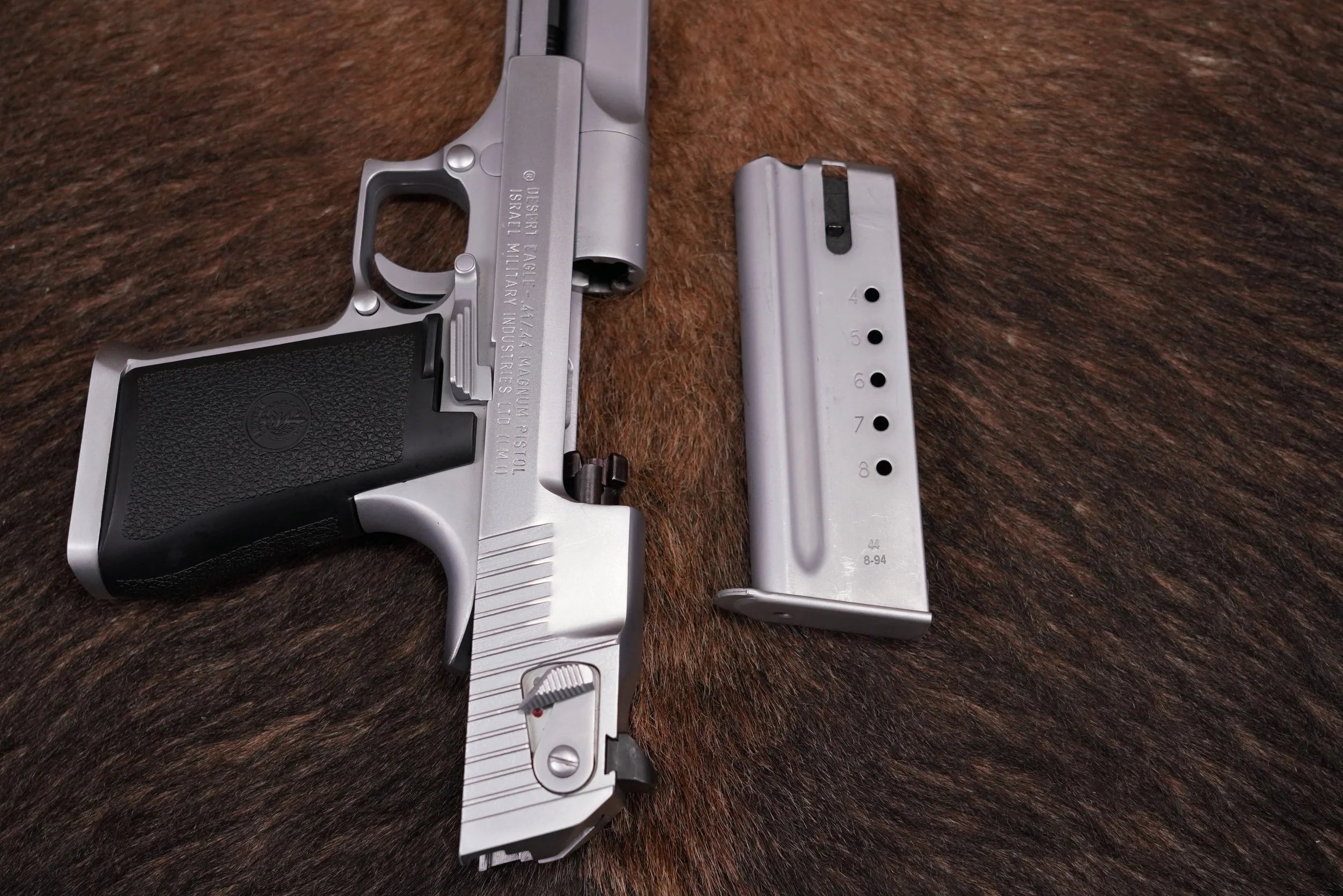 15 Magnum Research IMI Desert Eagle MK VII Mark 7 .44 mag Hard Chrome Pistol.JPG