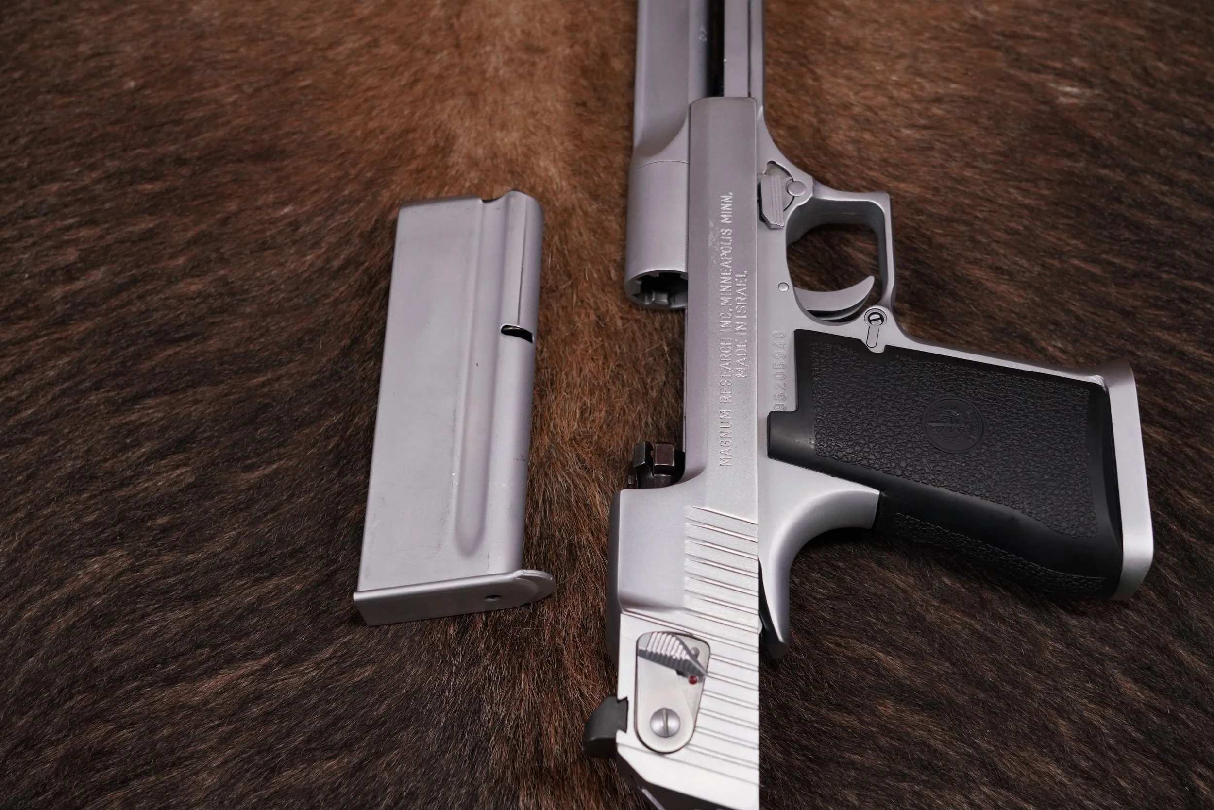 16 Magnum Research IMI Desert Eagle MK VII Mark 7 .44 mag Hard Chrome Pistol.JPG