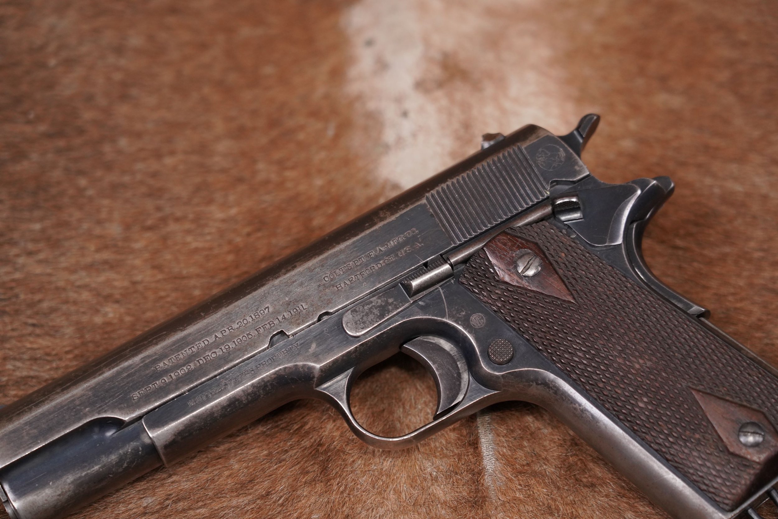 05 Colt Model of 1911 U.S. Navy .45 ACP 5%22 Semi 1912 C&R RARE! Factory Letter.JPG