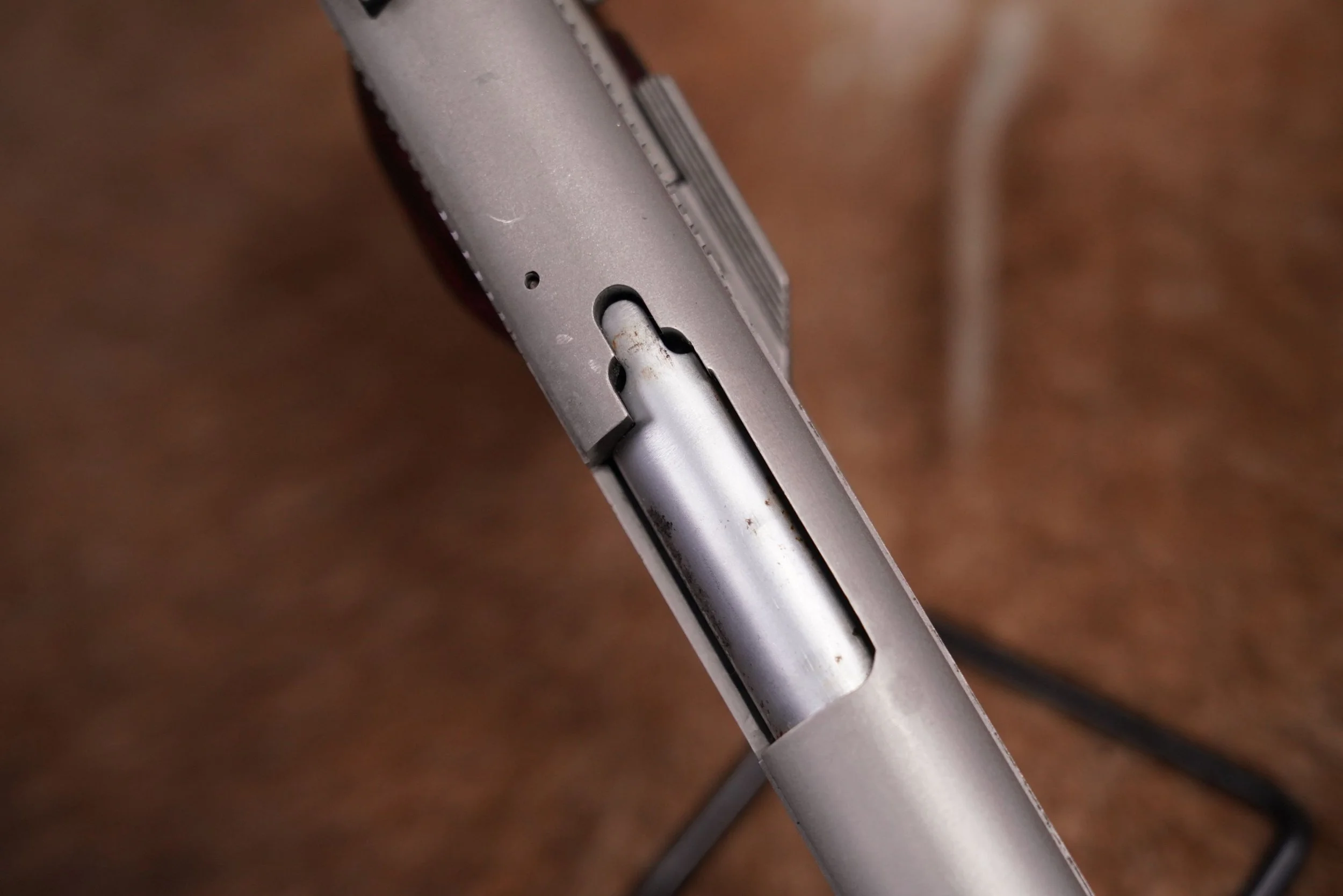 23 Coonan Arms Inc Model B .357 Magnum 5%22 Stainless Semi-Auto Pistol like 1911.JPG