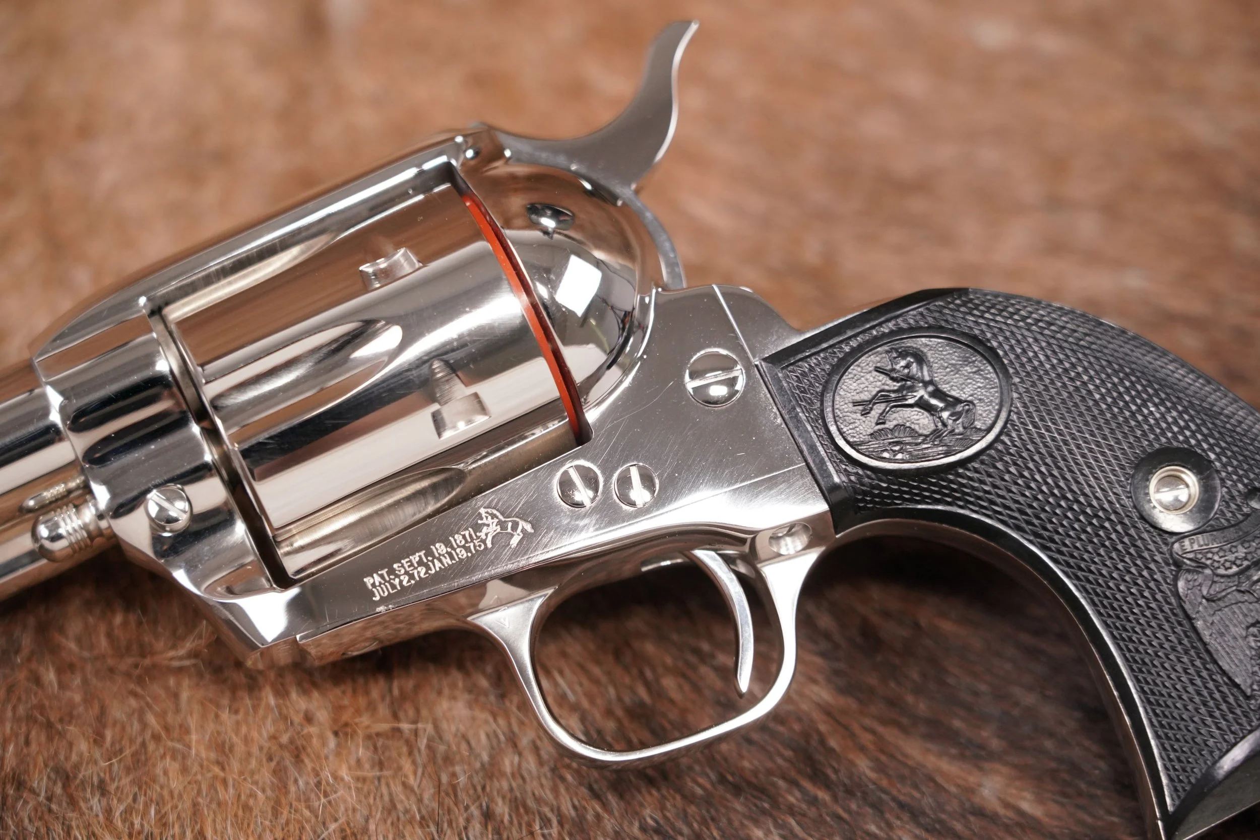 06 Consecutive Pair Colt 3rd Gen Single Action Army SAA 38-40 Nickel Revolvers.JPG