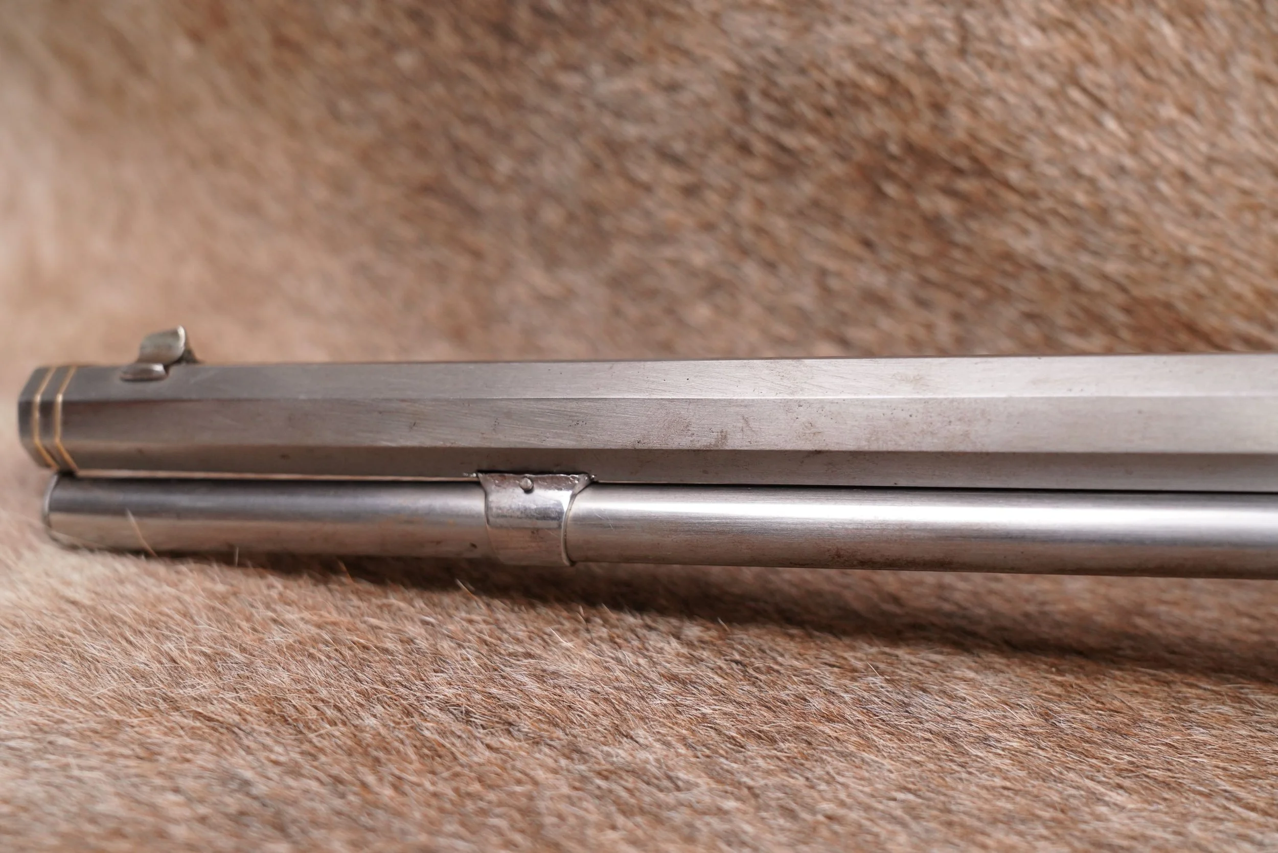 05 Custom Engraved Winchester 1873 .32 WCF 26%22 Lever Rifle Letter Antique.JPG