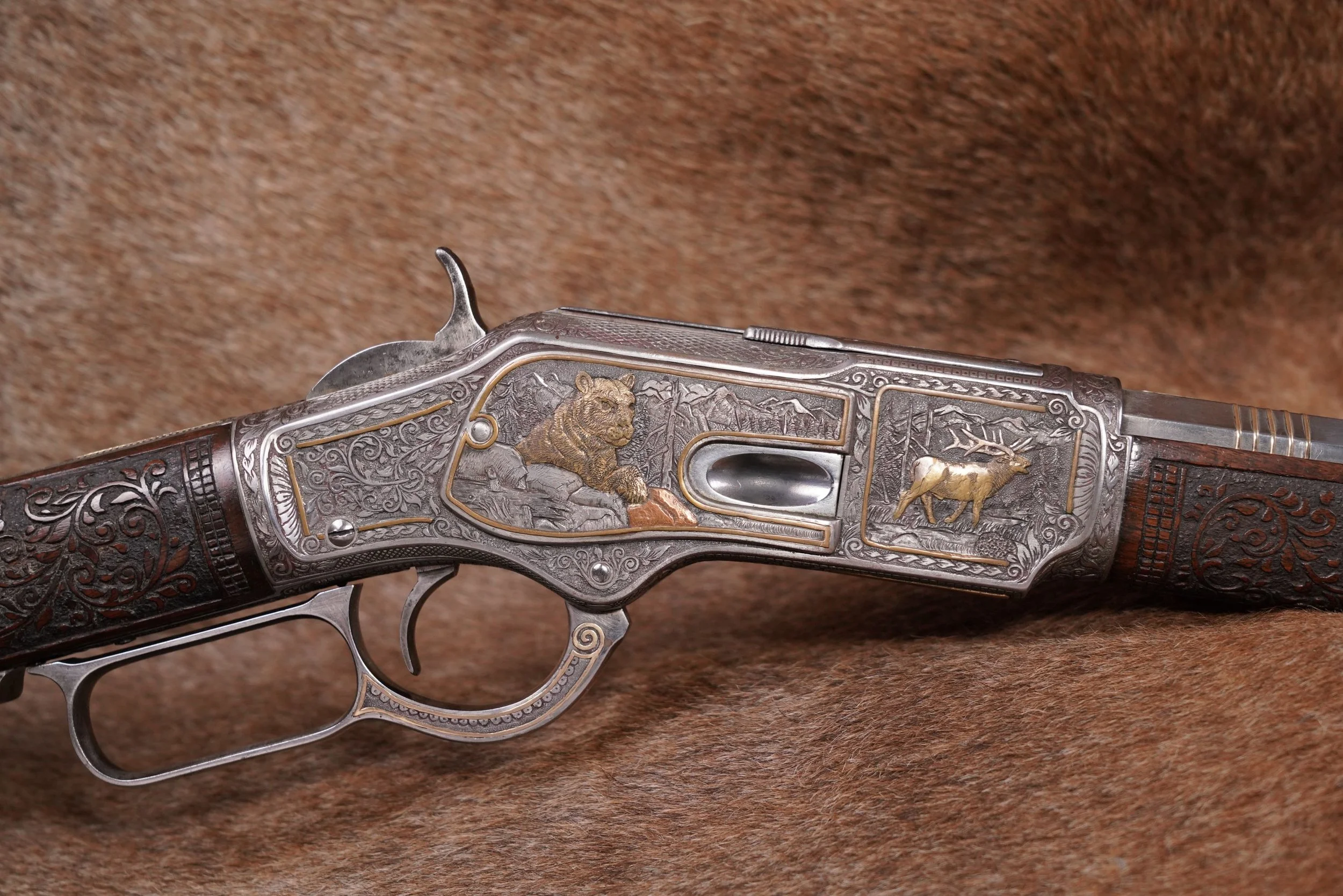 32 Custom Engraved Winchester 1873 .32 WCF 26%22 Lever Rifle Letter Antique.JPG