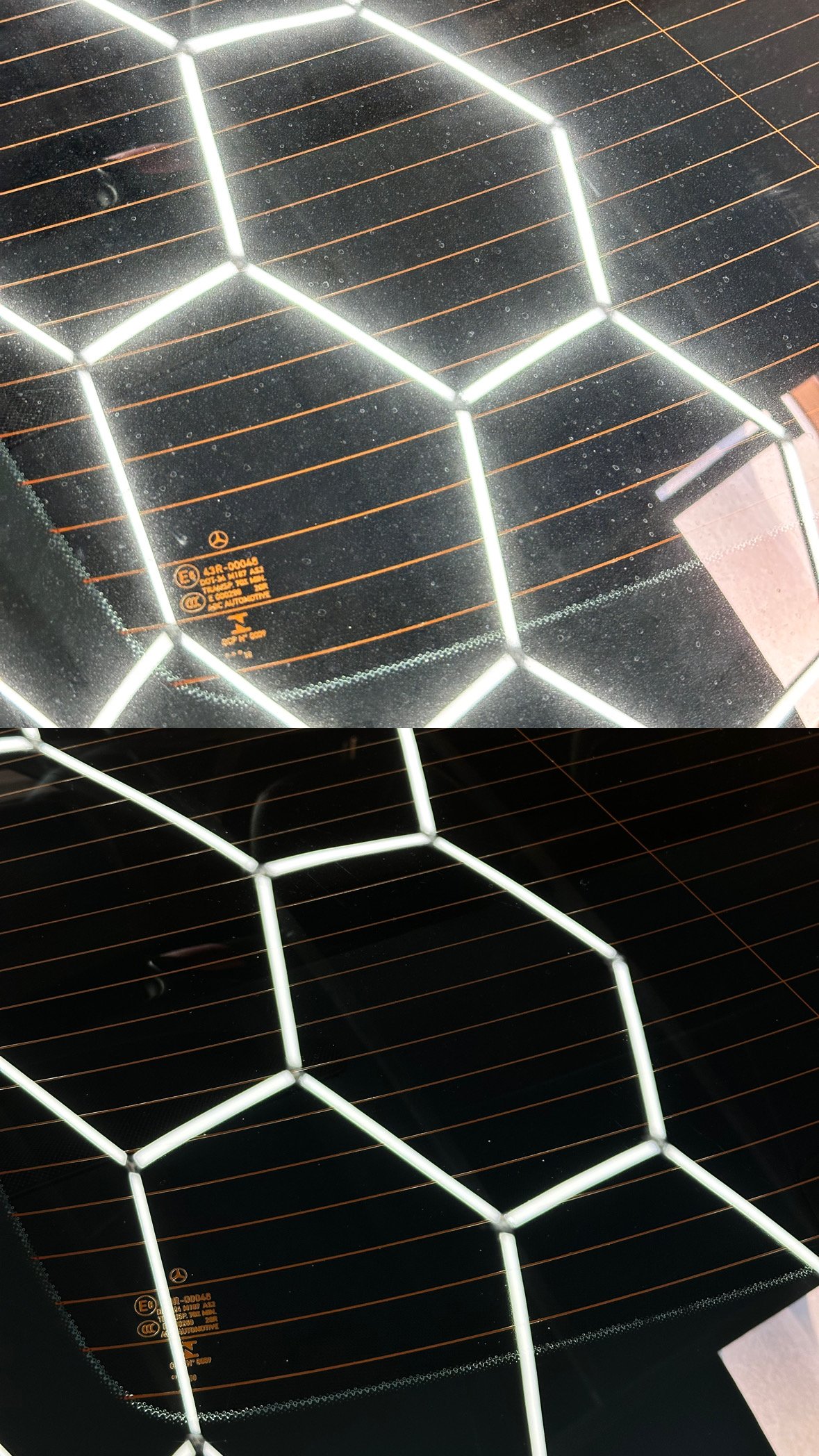 Before and after luxury car auto detailing transformation