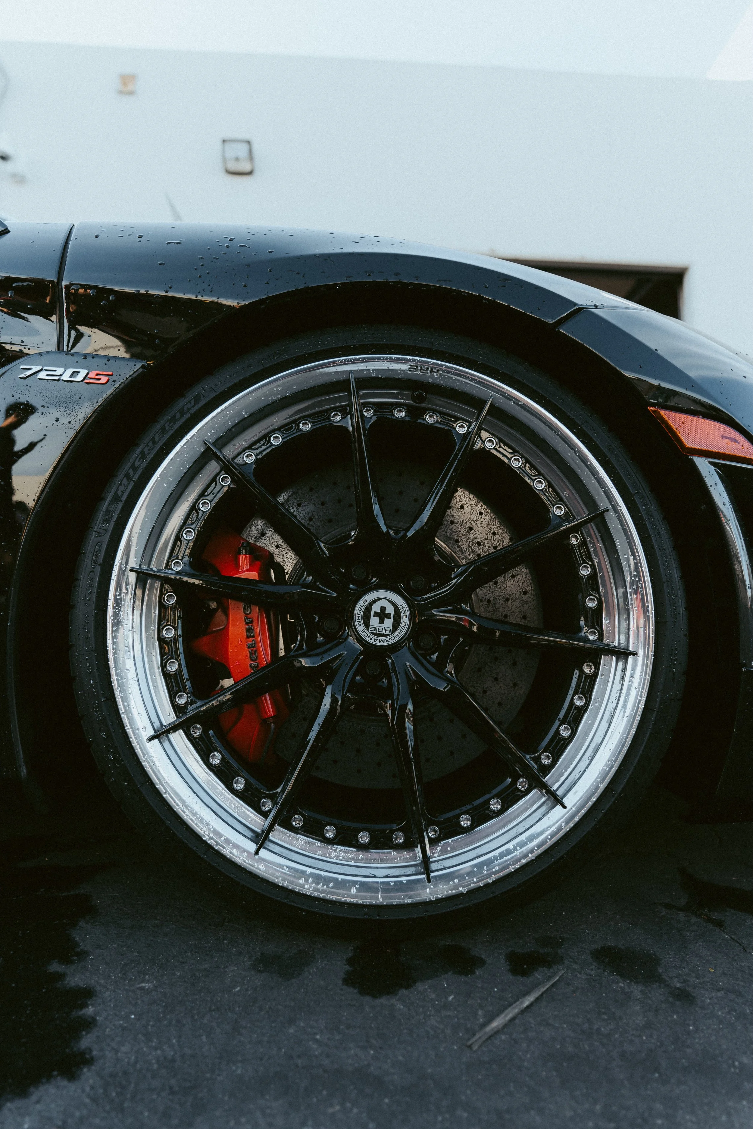 Exotic vehicle detailing service with premium finishes