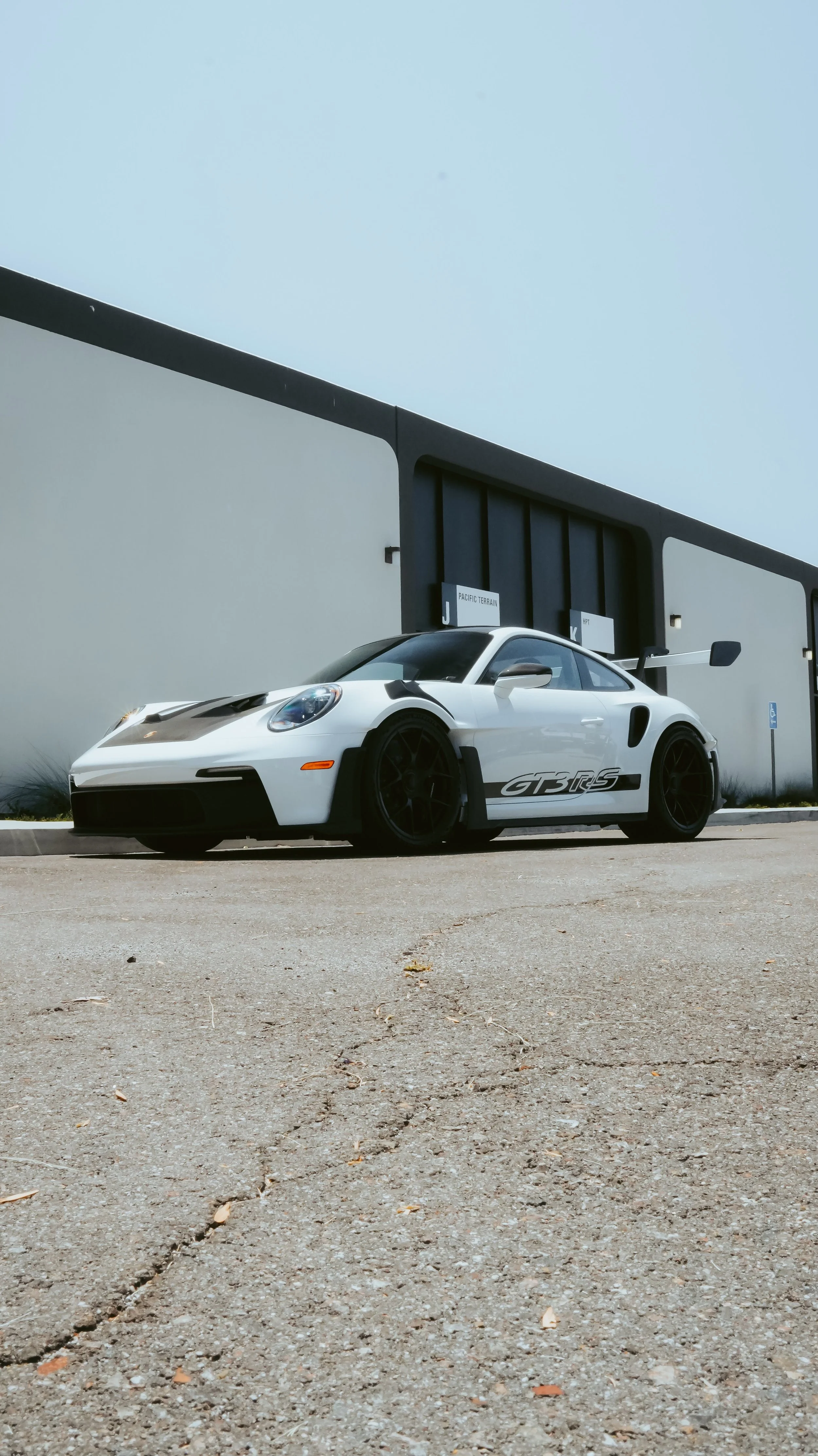 Clear PPF installation on front end of Porsche GT3 RS