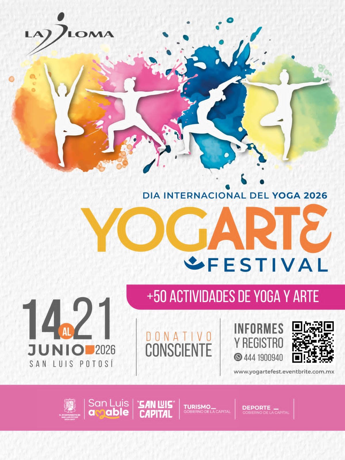 Dia internacional del yoga en San Luis Potosí, SLP