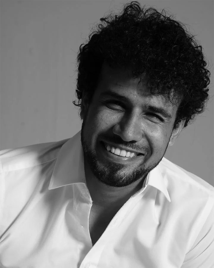 Retrato del compositor y pianista Ernesto Oliva