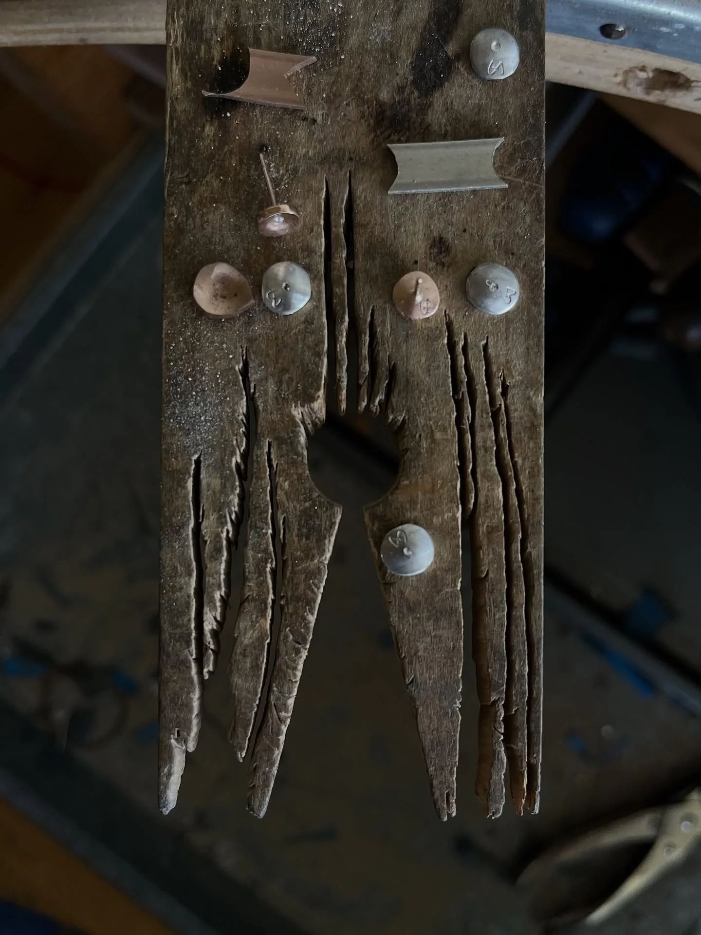 Hand cut, hand made. 
One maker, one piece at a time. 

Getting launch ready 
Solis studs_____soon.