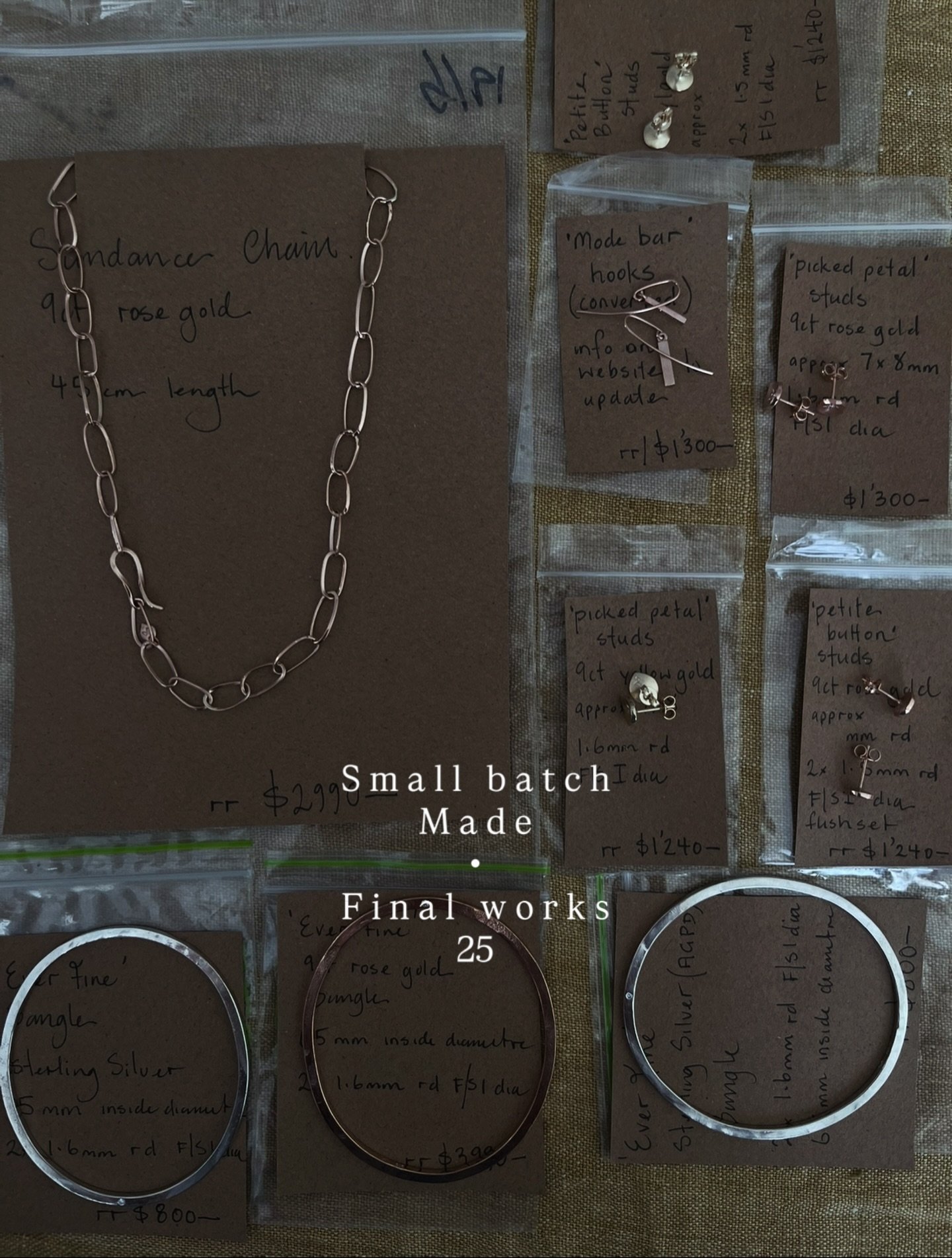 Final release of for 25 has landed. 
Exclusively stocked. 
@studiomelt