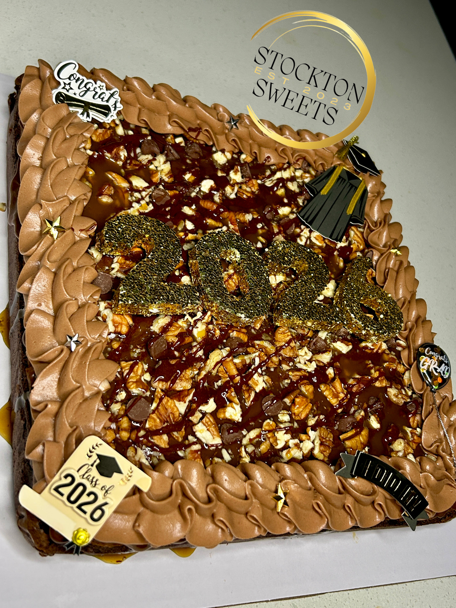 Class of 2026 Brownie Cake