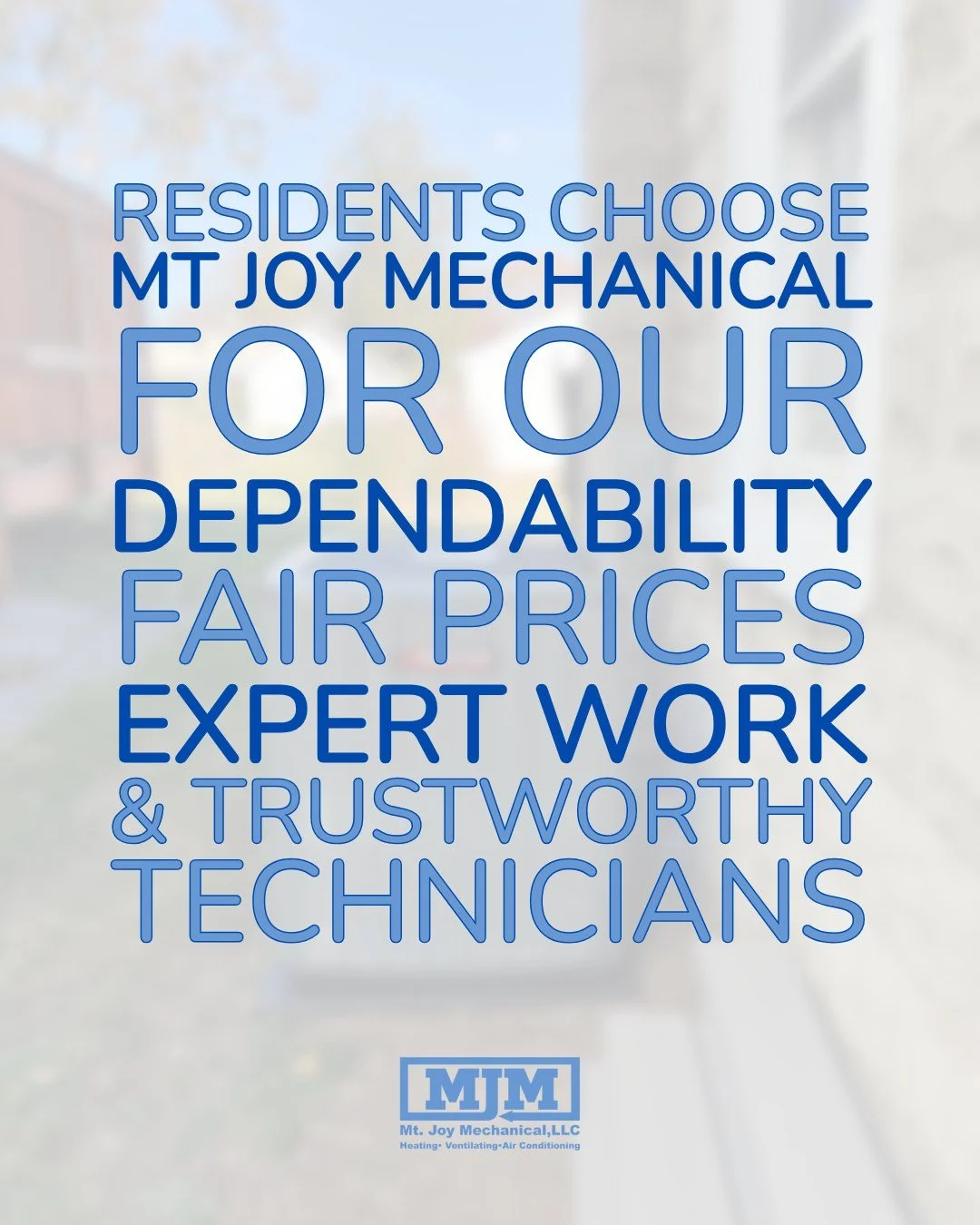 Residents choose Mt Joy Mechanical for our dependability, fair prices, expert work, and trustworthy technicians. 

Give us a call 717-945-2714 or visit our website for services mtjoymechanical.com

#mtjoymechanical #mtjoyhvac #hvacmtjoy #mtjoypa #mtj