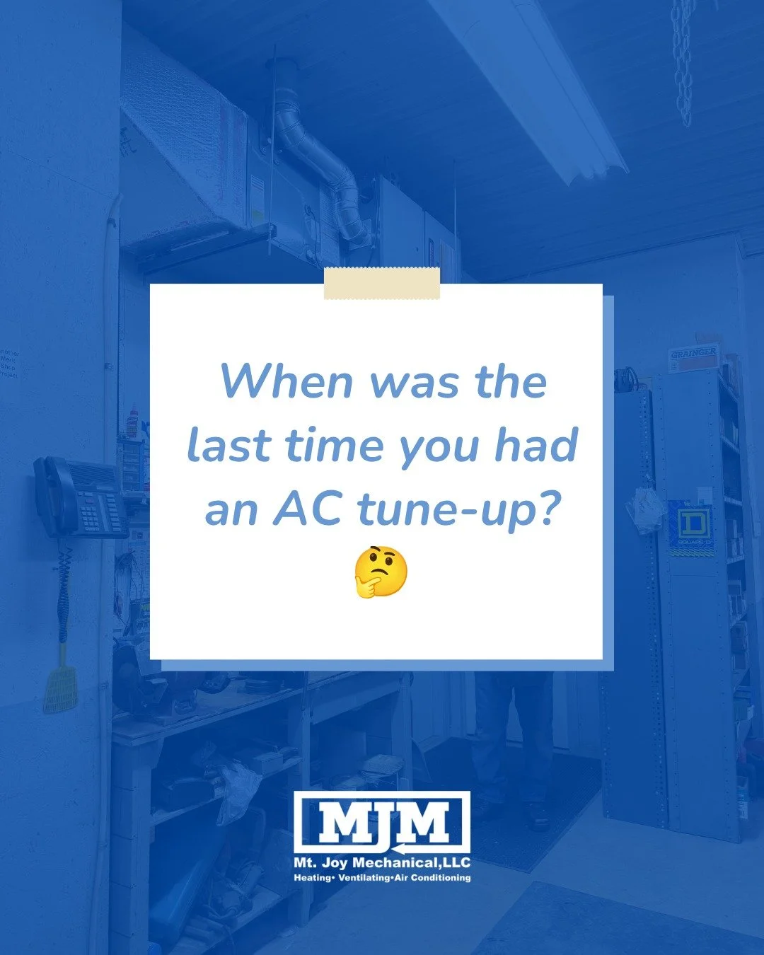 BEFORE your AC breaks down, schedule a tune-up. The way to extend the life of your HVAC system is regular maintenance ✅

Give us a call: 717-945-2714
Or visit our website for services:
mtjoymechanical.com

#mtjoymechanical #mtjoyhvac #hvacmtjoy #mtjo
