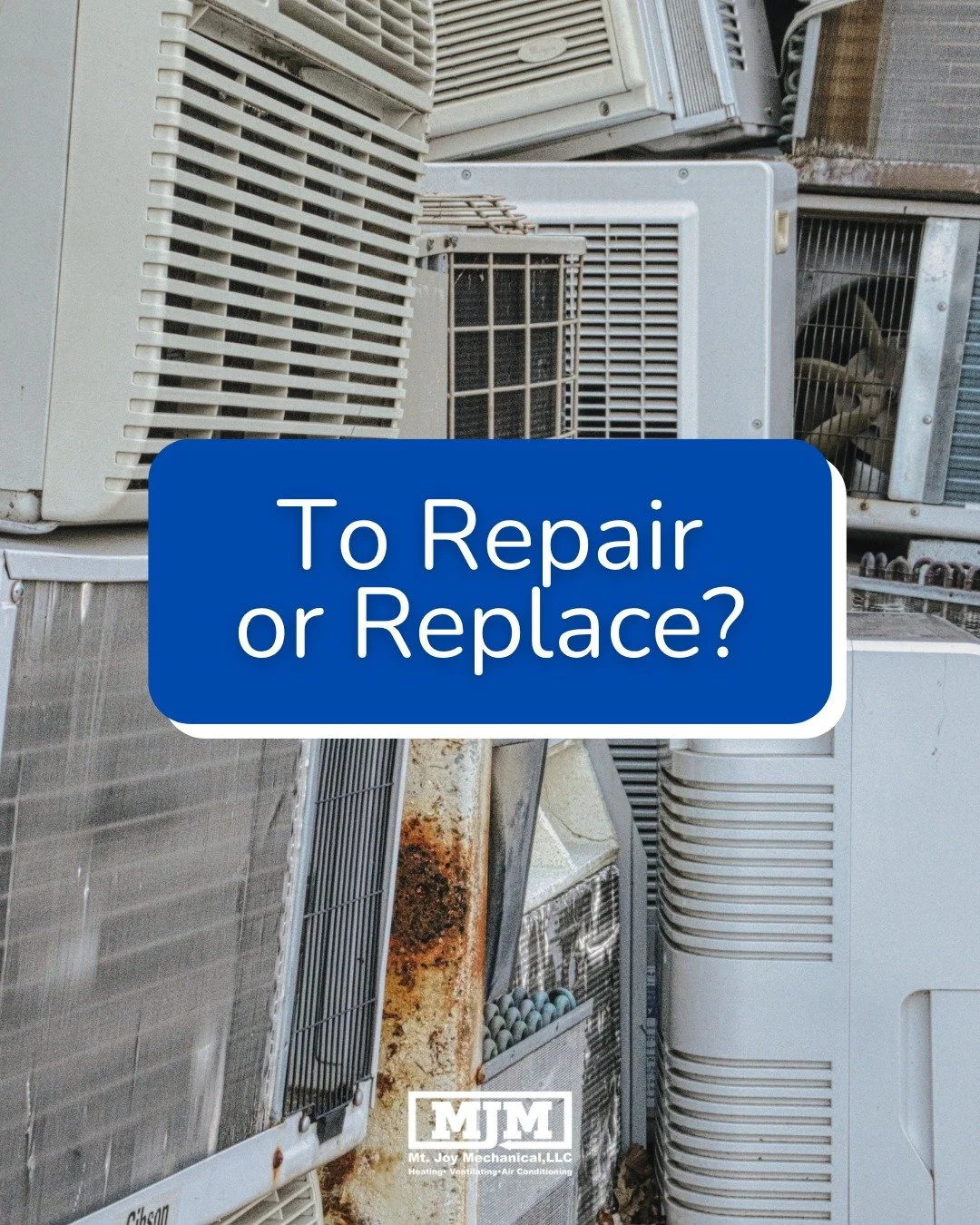 To Repair or Replace...

When your AC starts giving you trouble, one of the biggest questions is: Is it worth repairing, or is it time for a new system?

There&rsquo;s no one-size-fits-all answer, but here are a few things to consider:
❄ How old is y