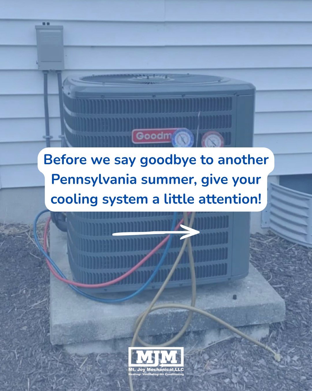 Your AC has been working overtime all summer...

Before we say goodbye to another Pennsylvania summer, give your cooling system a little attention!

After months of keeping your home comfortable, now is a great time to check for signs that your AC mi