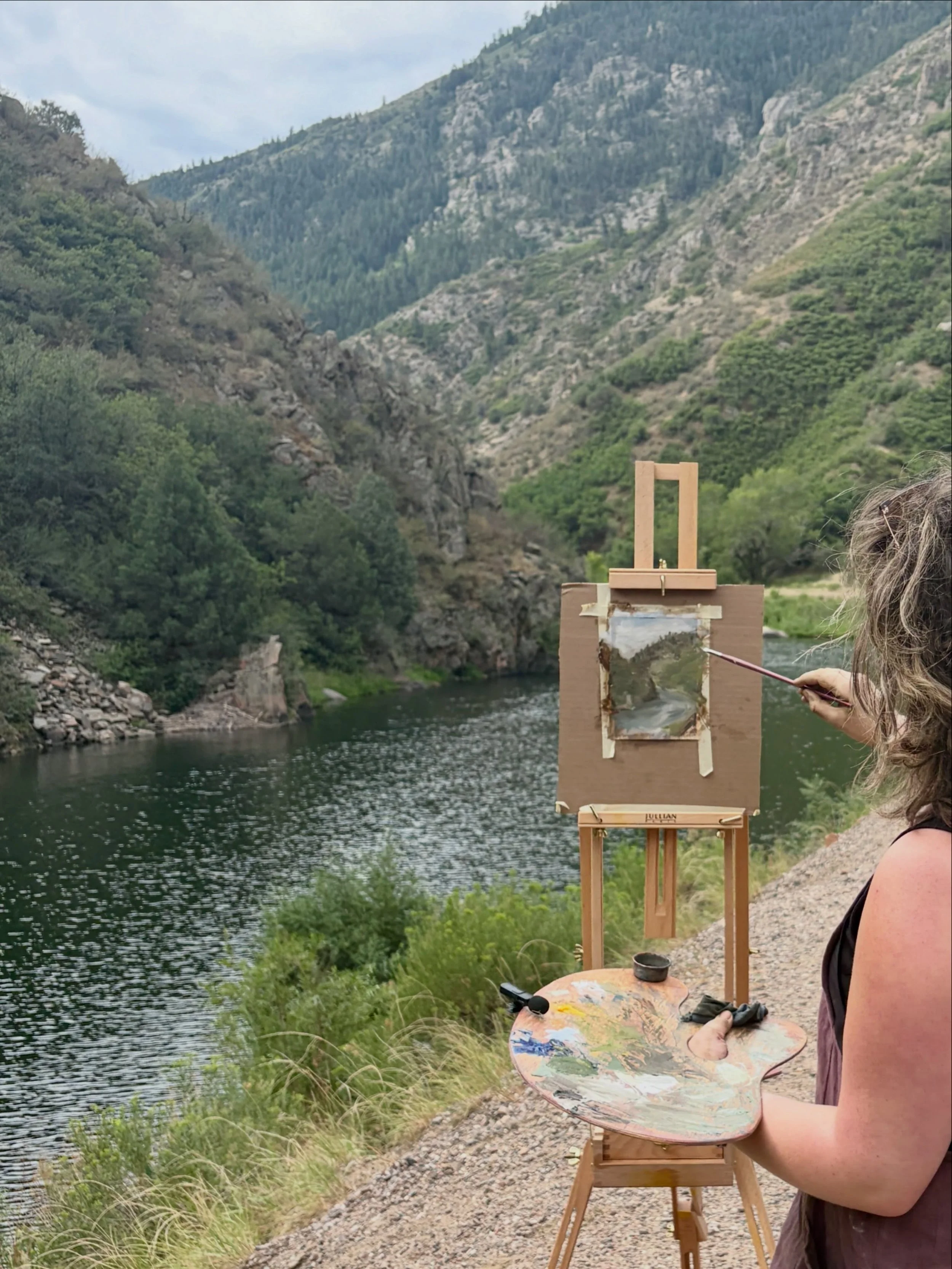 3.8 miles into the mountains with an impracticality HEAVY easel a few Sundays ago.

3.8 miles into the mountains with an impracticality HEAVY easel a few Sundays ago.

@altrarunning 💯

I grew up on a river in northern Michigan, and I cannot describe