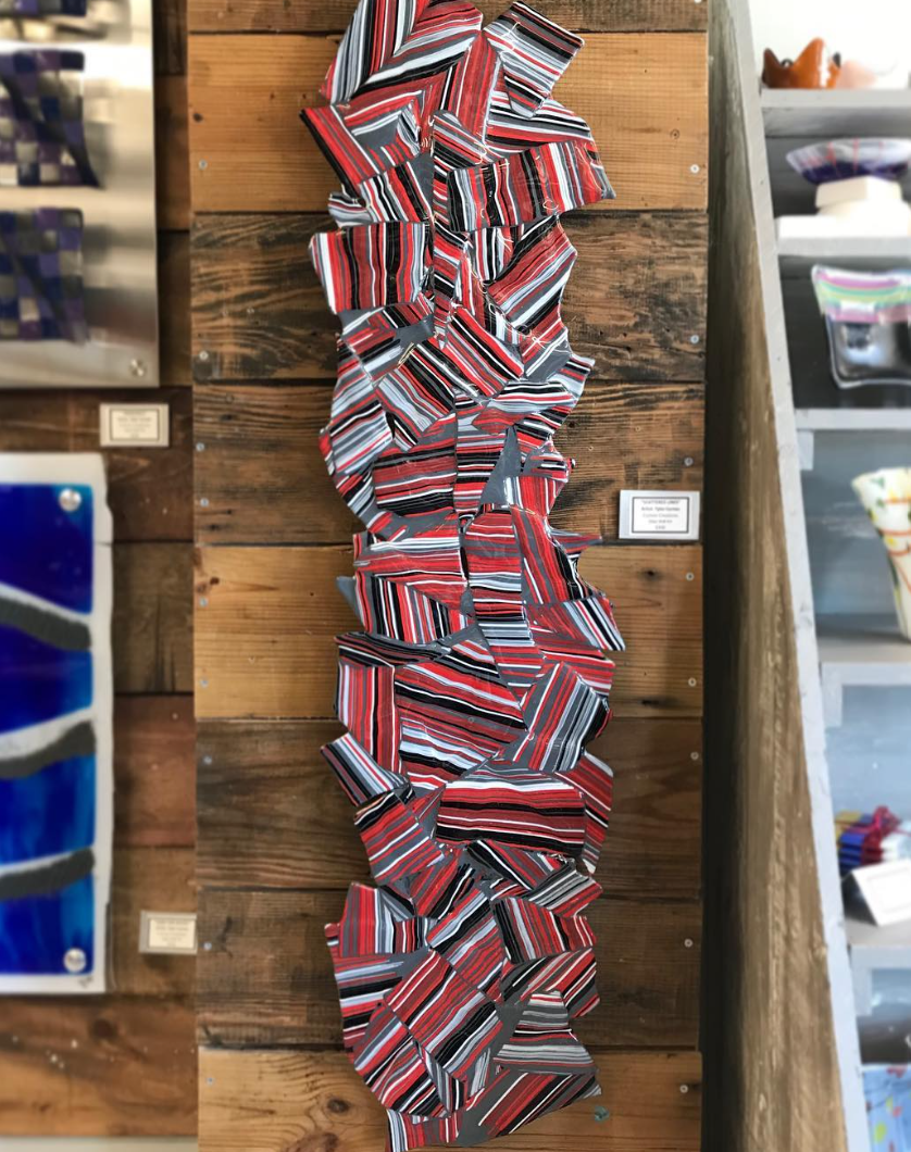 Kiln formed glass art at Main Street Studios &amp; Art Gallery in downtown Elkhorn.