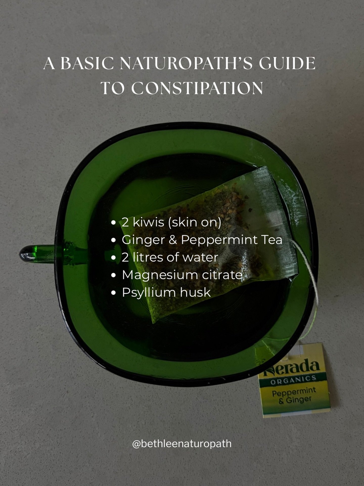 Sometimes simple is best. 

I realise in hindsight i probably should wrote this as &lsquo;A naturopaths basic guide&rsquo; but one thing I love in this AI world is mistakes are kinda cool now. 

**Steer clear of psyllium if you have a history or susp