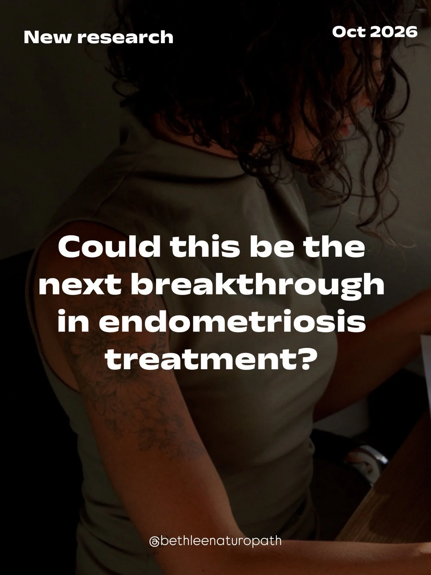 Research like this gives me hope.

Living with endometriosis myself, I know how much it would mean to have more options, especially for those of us wanting non-hormonal treatment.

The immune system is such a big part of endometriosis, and while horm
