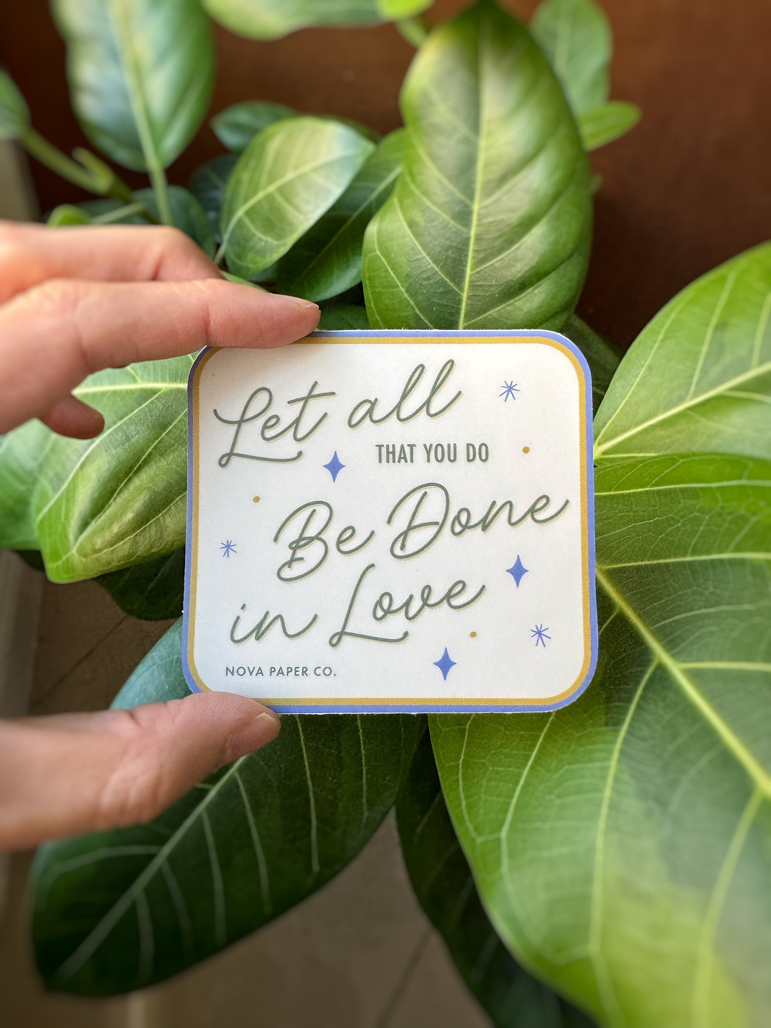 Done in Love Vinyl Sticker