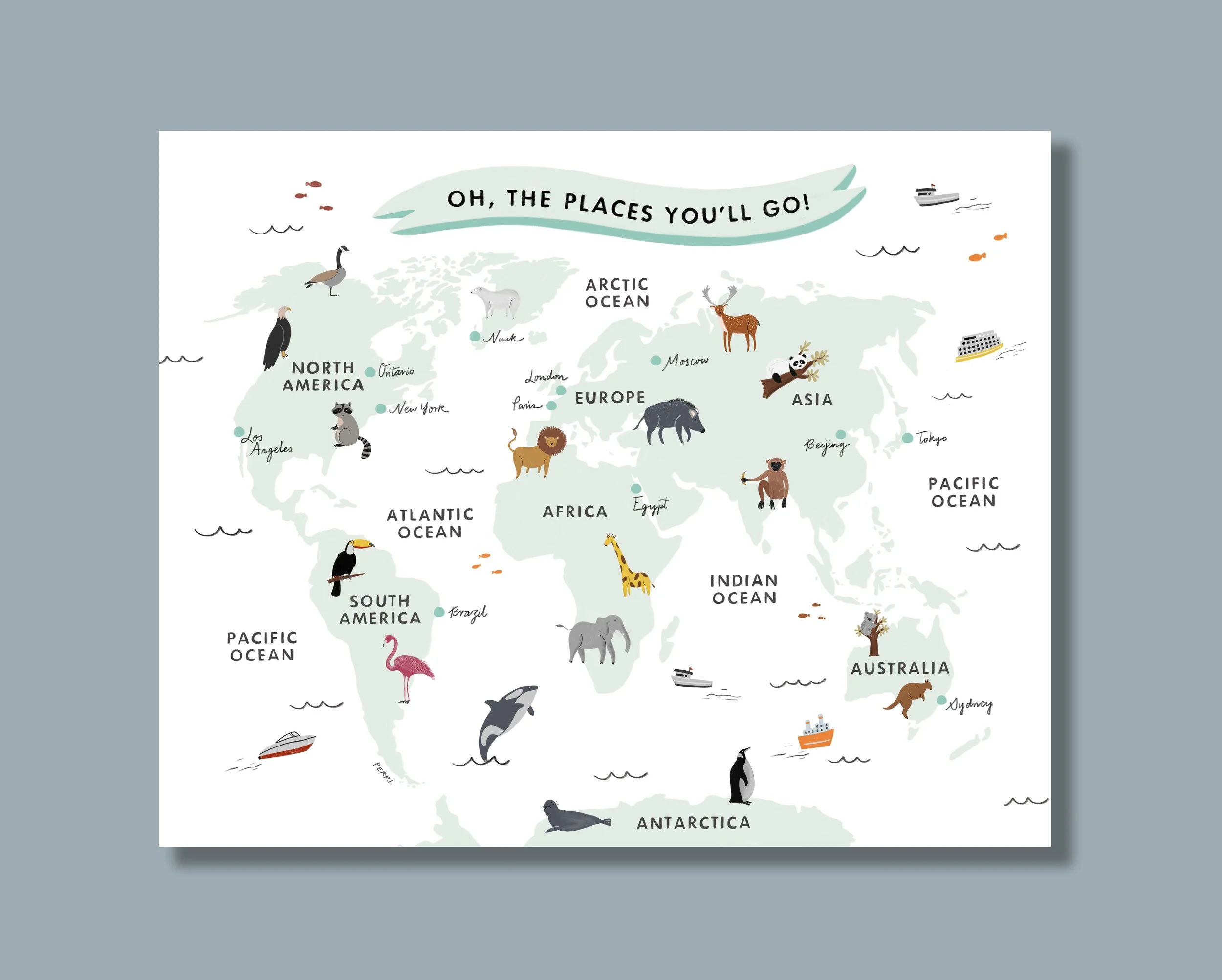 Animal World Map