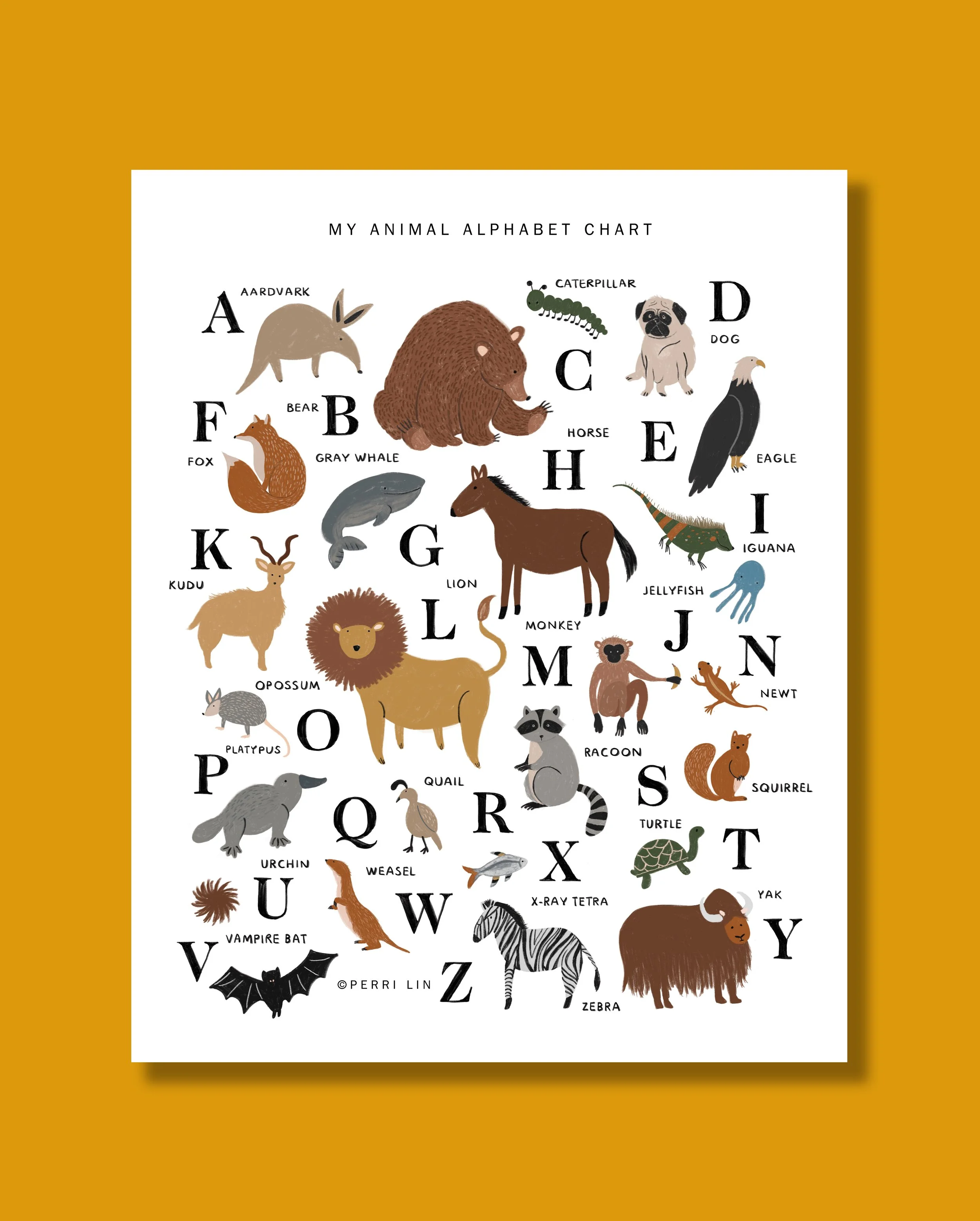 Nursery Animal Alphabet