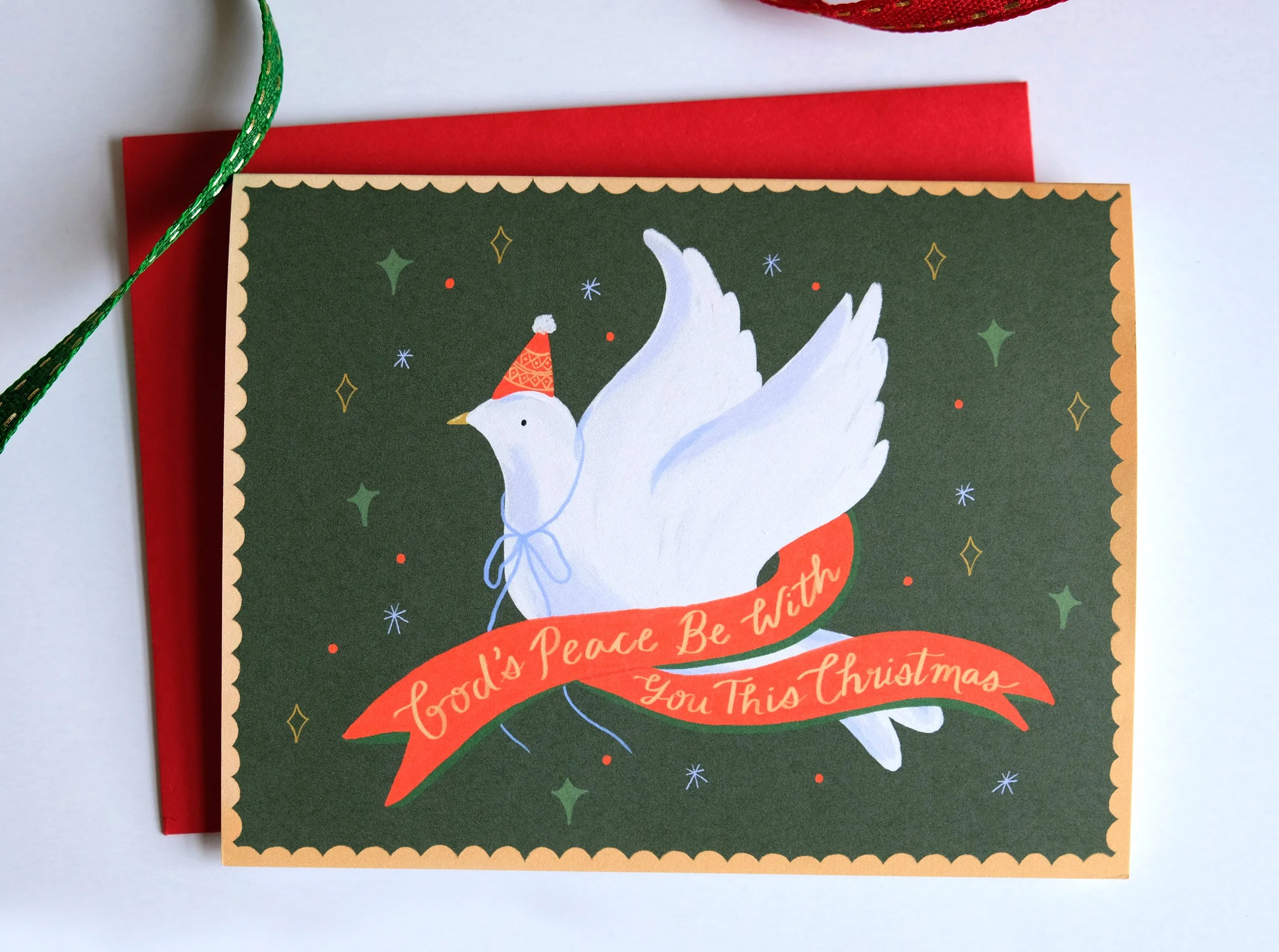 Dove Christmas Greeting Card