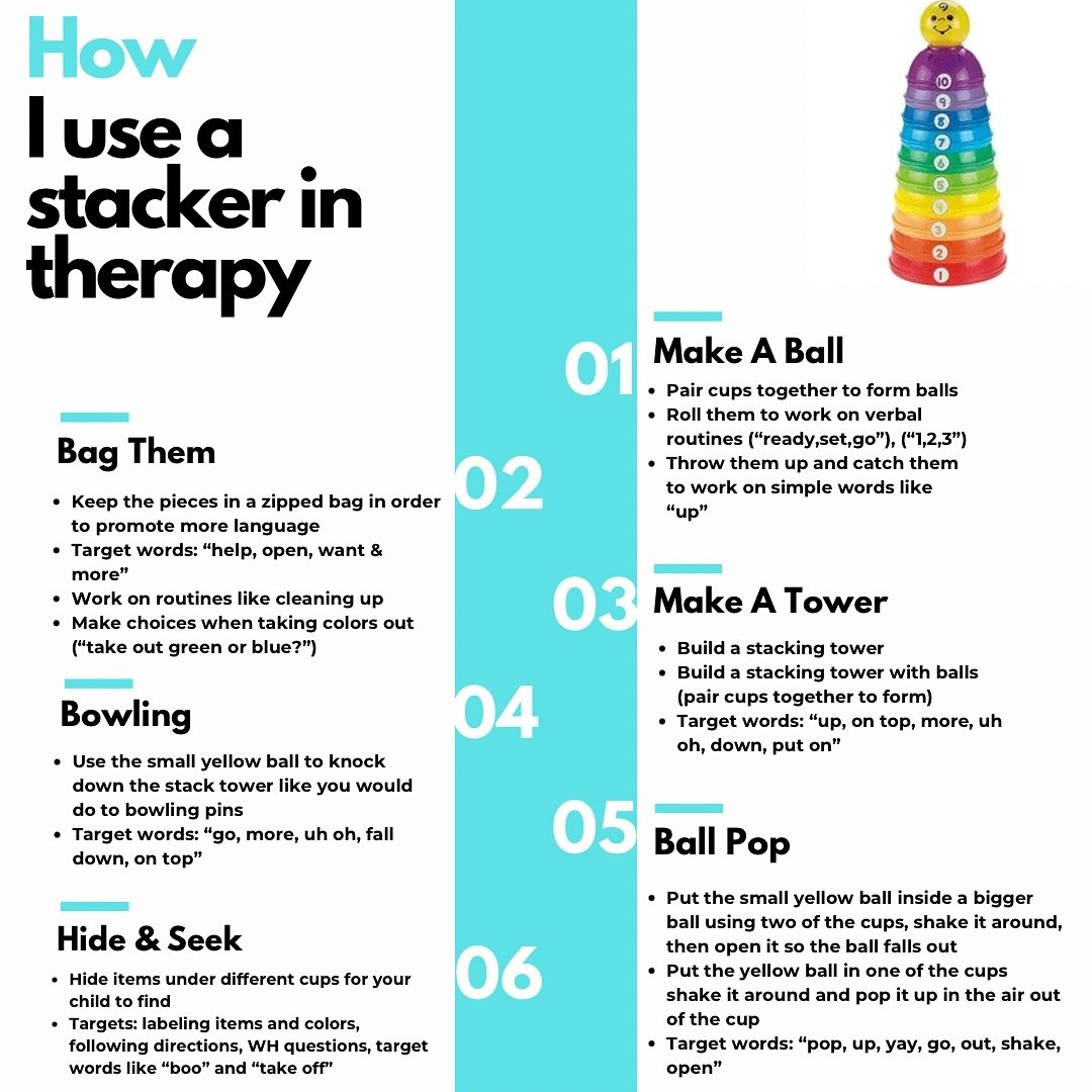 You can use one toy in so many different ways by being silly, being creative, having fun, and letting your child lead.