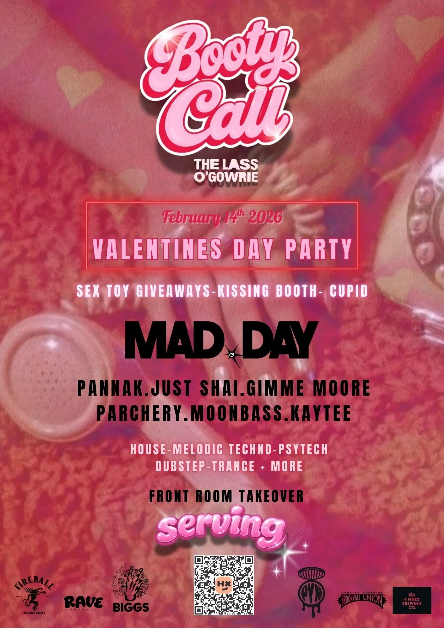 BOOTY CALL - VALENTINES DAY PARTY BY POWDER YOUR NOSE