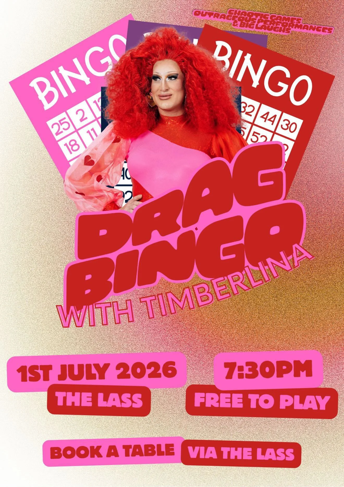 DRAG BINGO WITH TIMBERLINA 