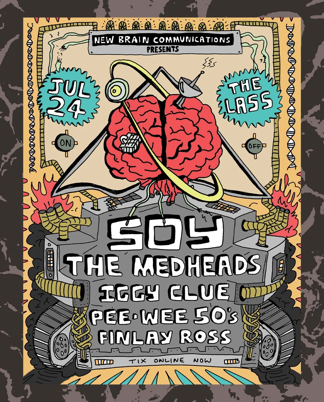 SOY // IGGY CLUE // THE MEDHEADS // PEEWEE50S // FINLAY ROSS // JOEY