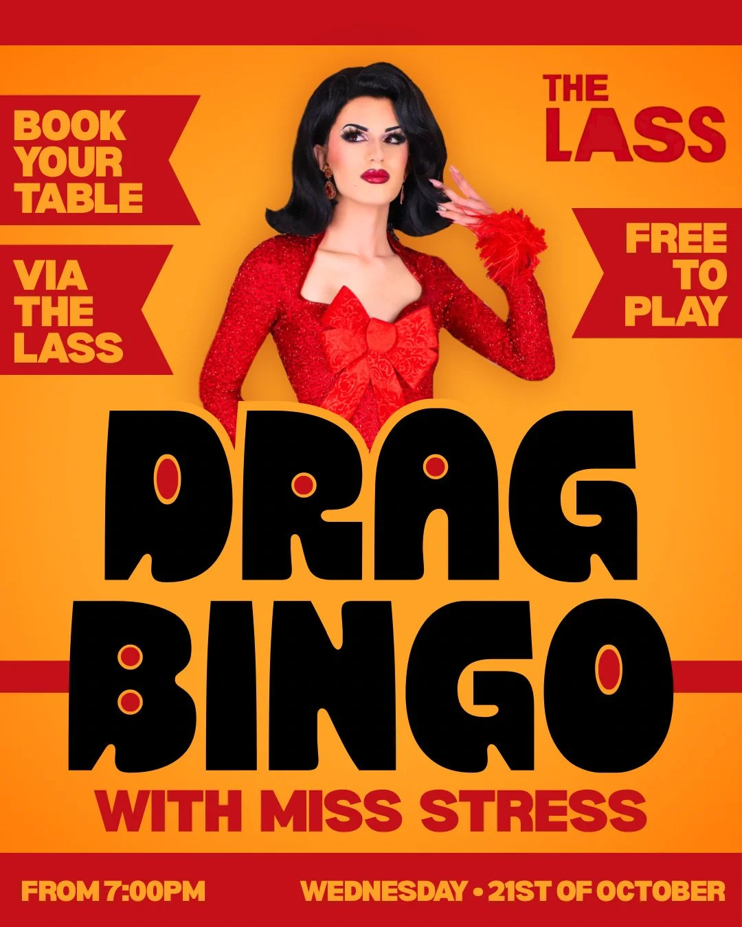 DRAG BINGO WITH MISS STRESS