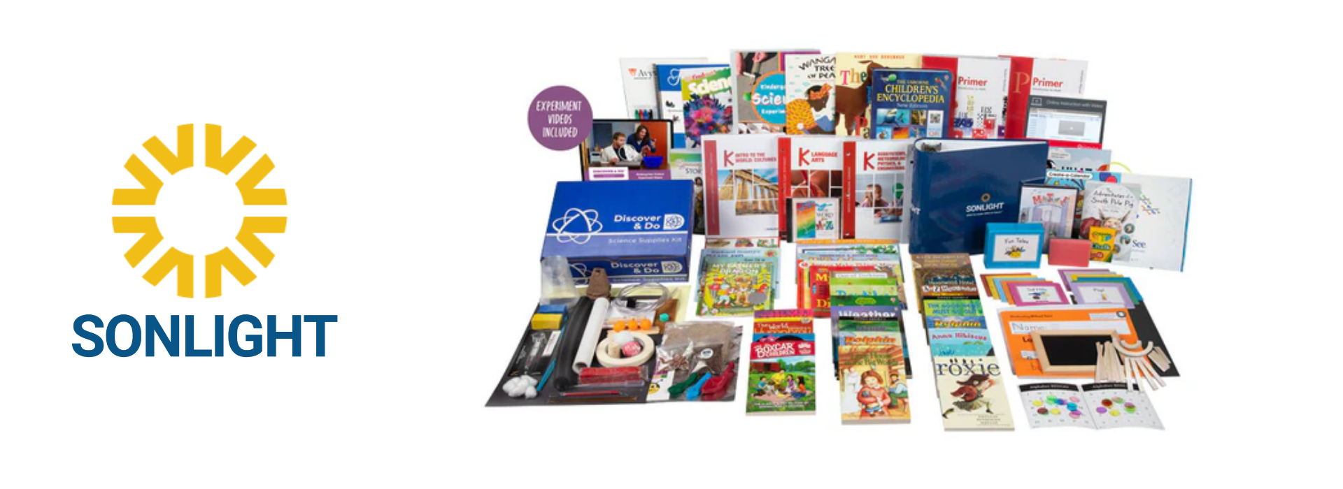 Sonlight Kindergarten homeschool curriculum program.