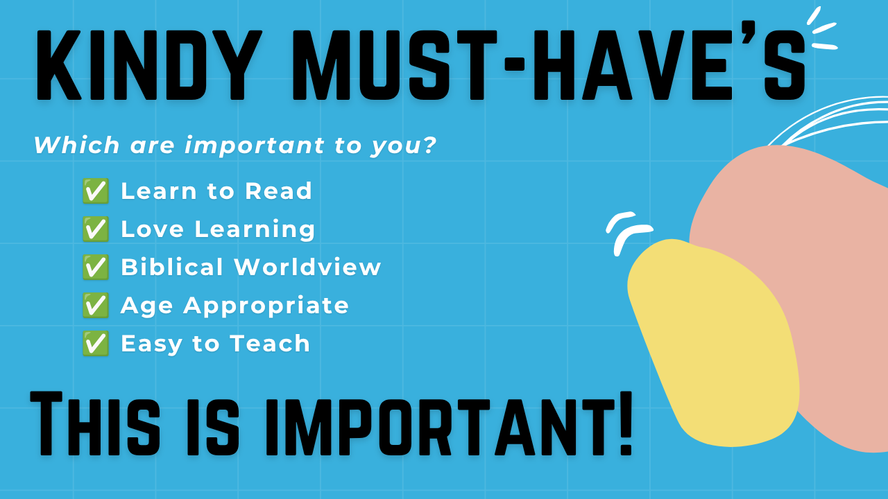 Compare the best kindergarten homeschool curriculum options for 2026-2027. Reviews of BJU Press, Sonlight, Abeka, Master Books, My Father's World, and more.