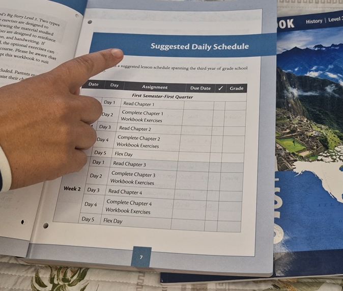 If you need a daily Schedule then this program breaks it down into a yearly orderly routine for you.