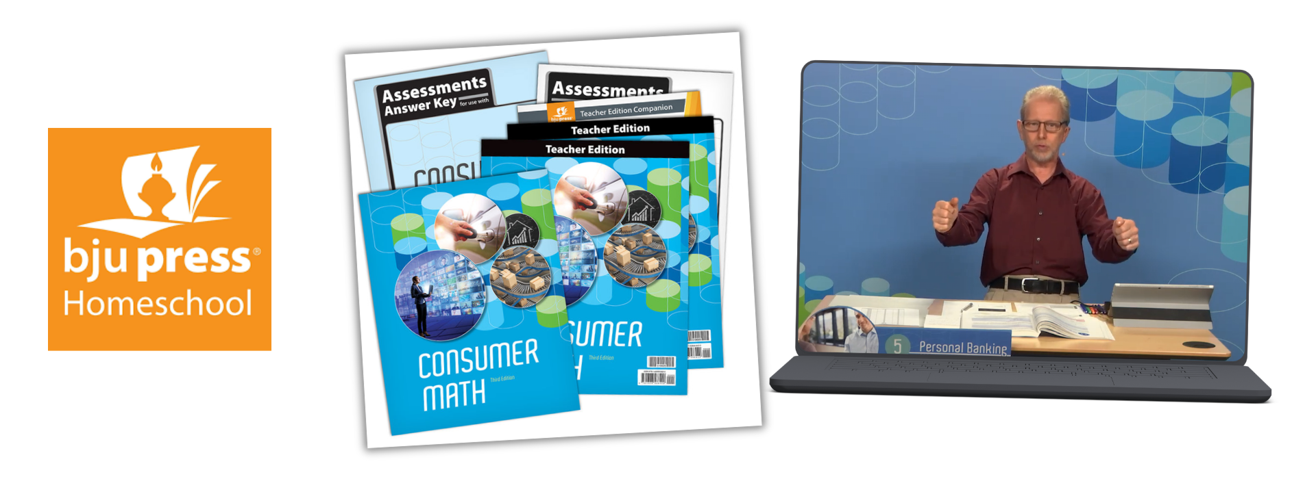 BJU Press Homeschool offers popular homeschool curriculum for high school including their consumer math.